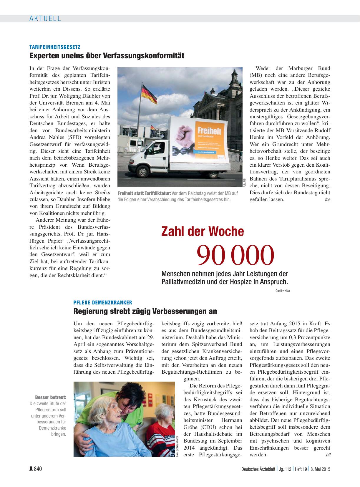 Vorschauseite 1: Zahl der Woche 90 000