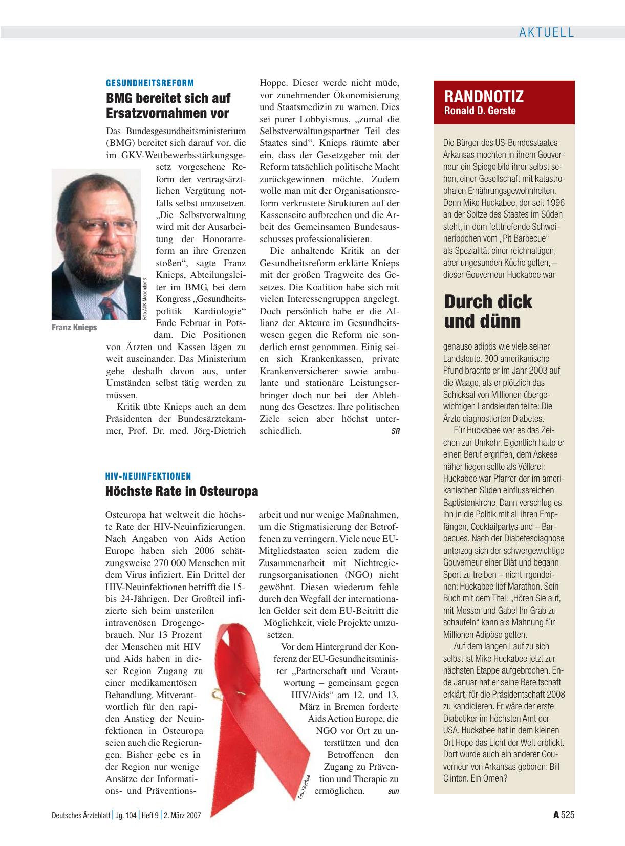Vorschauseite 1: RANDNOTIZ: Durch dick und dünn