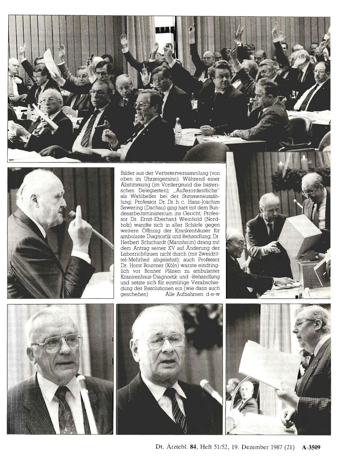 Vorschauseite 1: Bilder aus der Vertreterversammlung