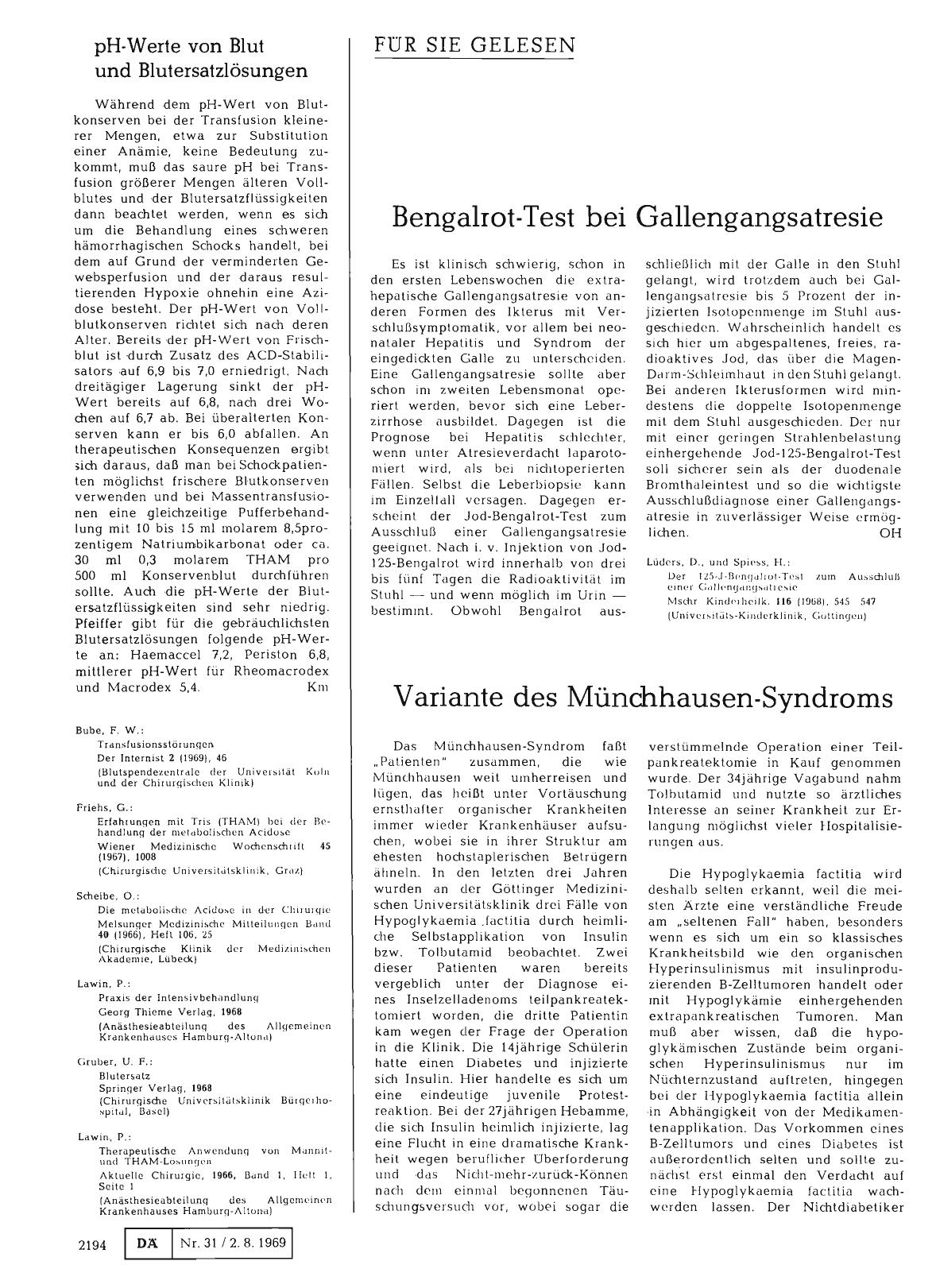 Vorschauseite 1: pH-Werte von Blut und Blutersatzlösungen