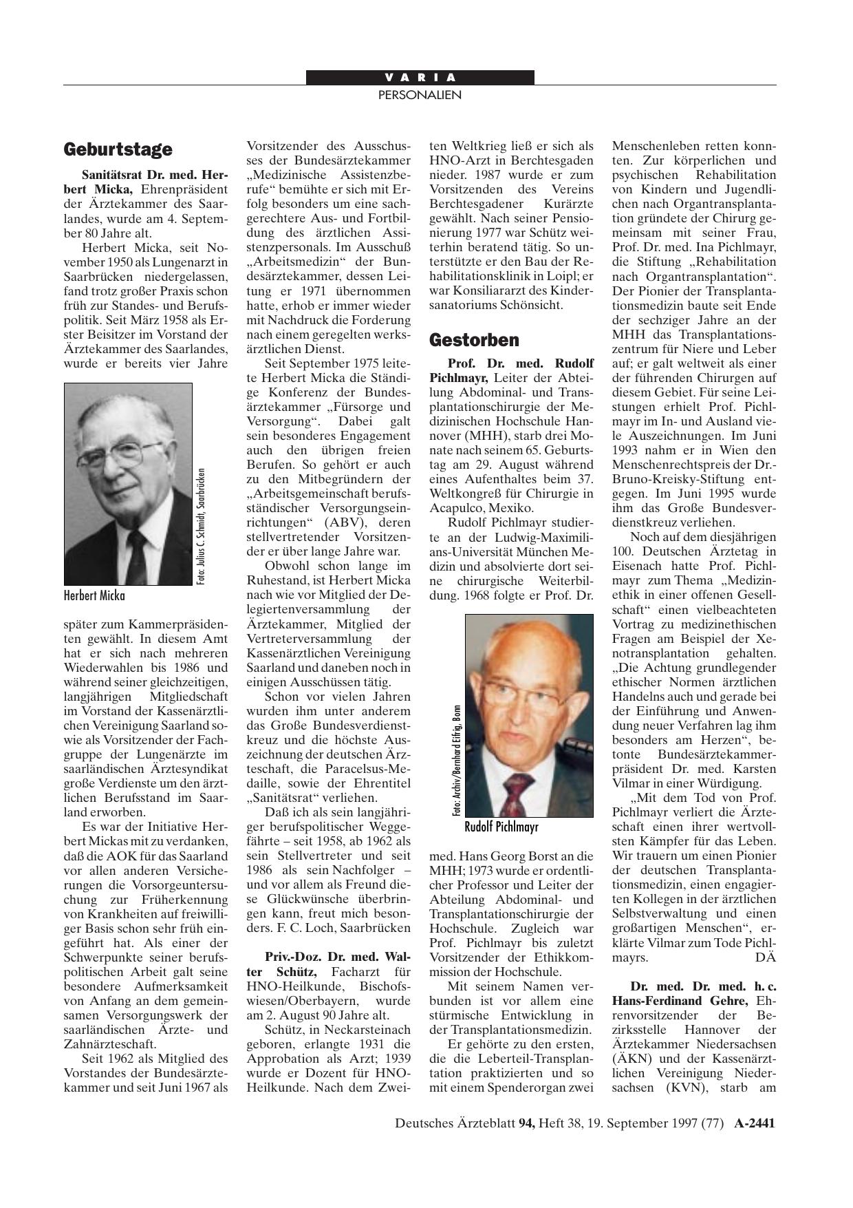 Vorschauseite 1: Geburtstage
