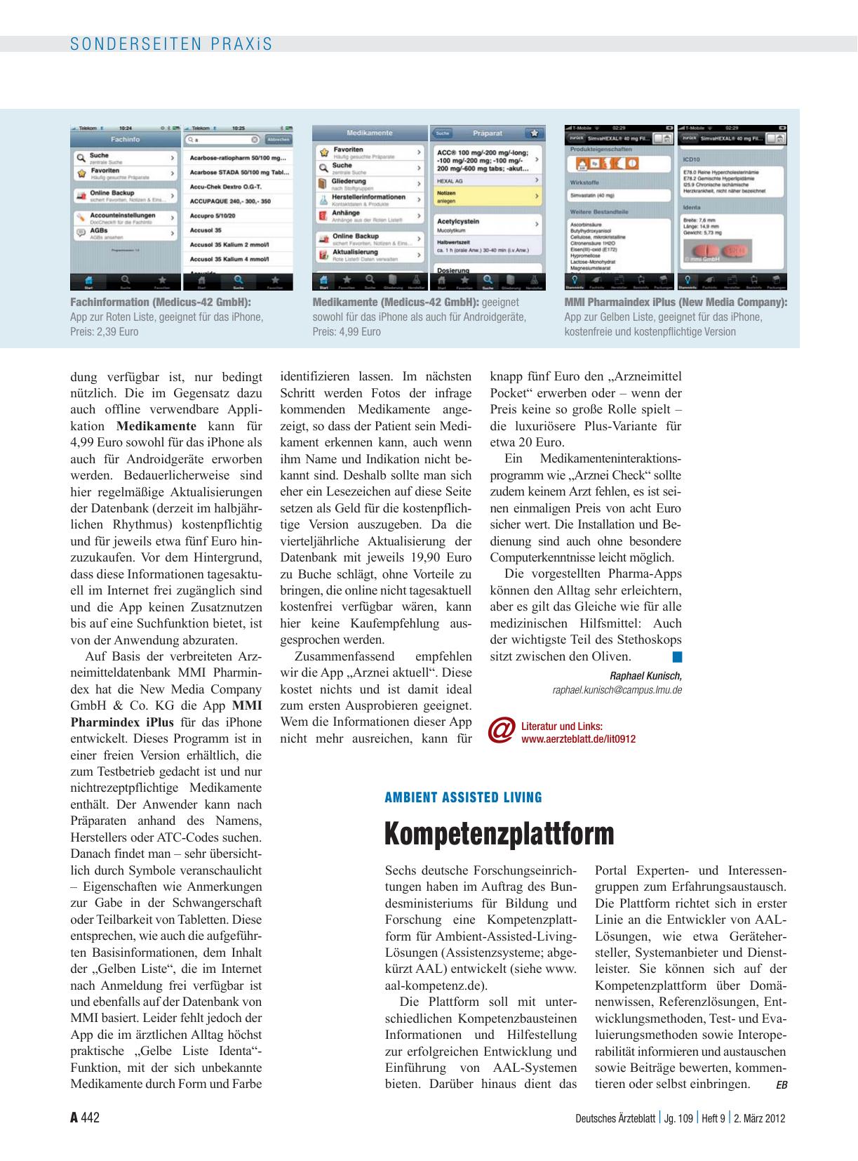 Vorschauseite 1: Ambient Assisted Living: Kompetenzplattform