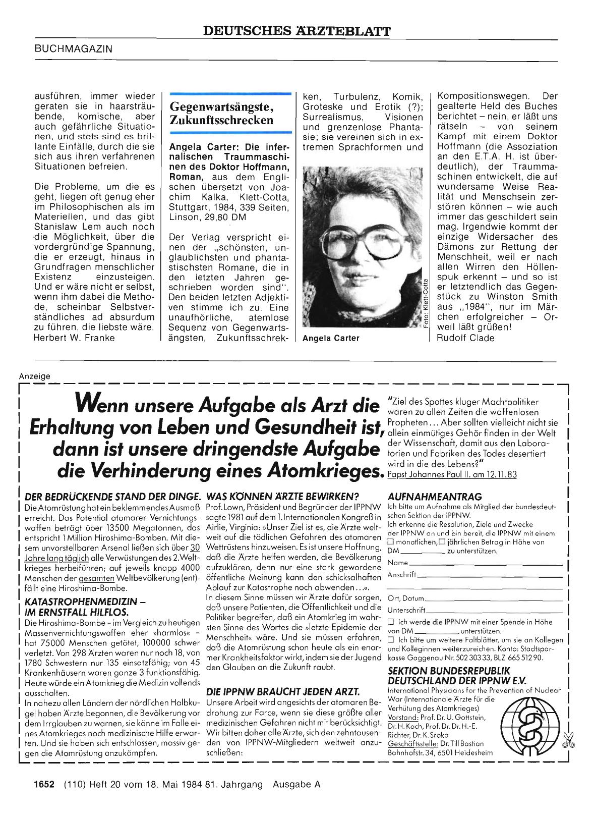 Vorschauseite 1: Gegenwartsängste, Zukunftsschrecken