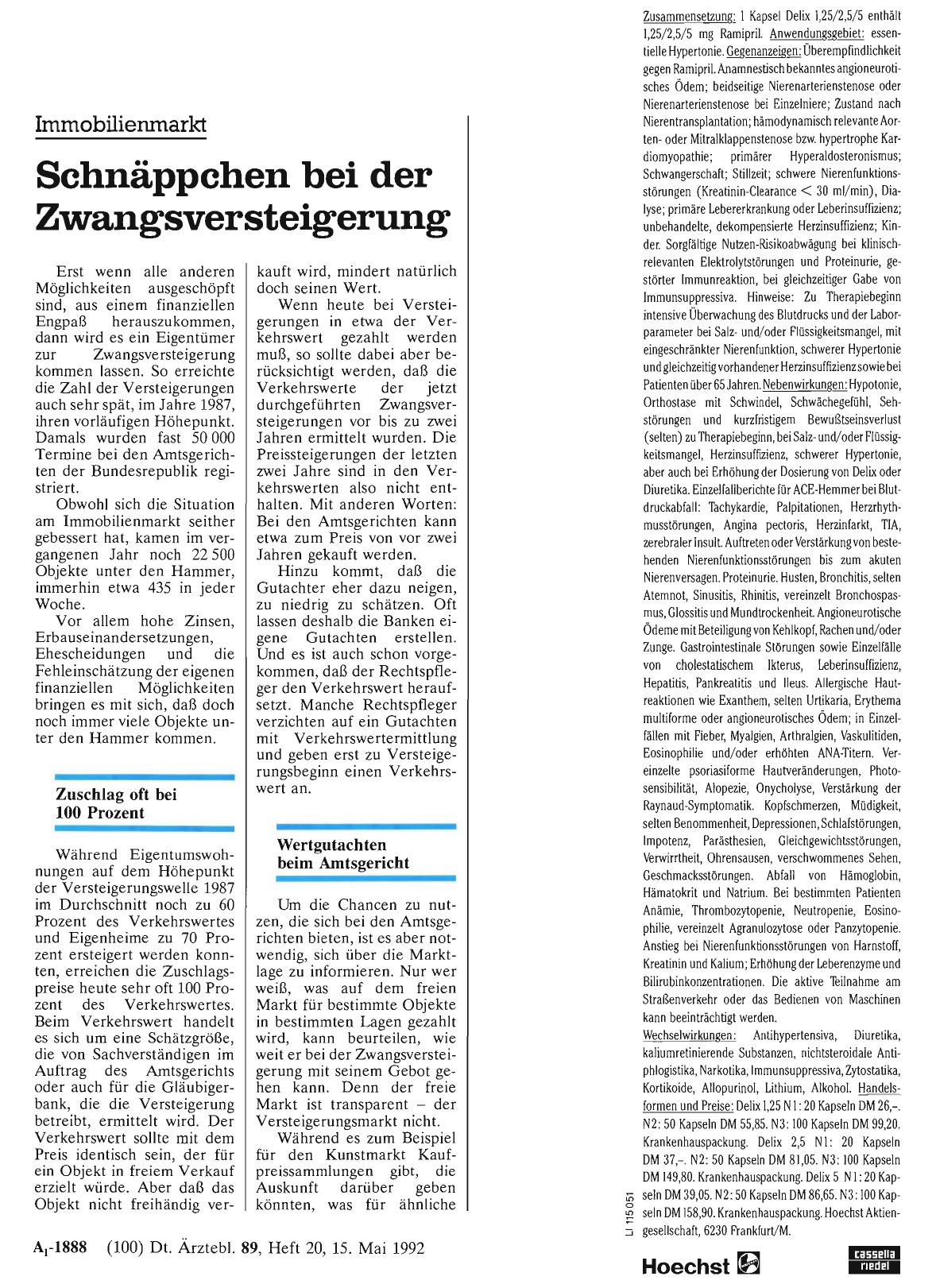Vorschauseite 1: Immobilienmarkt: Schnäppchen bei der Zwangsversteigerung
