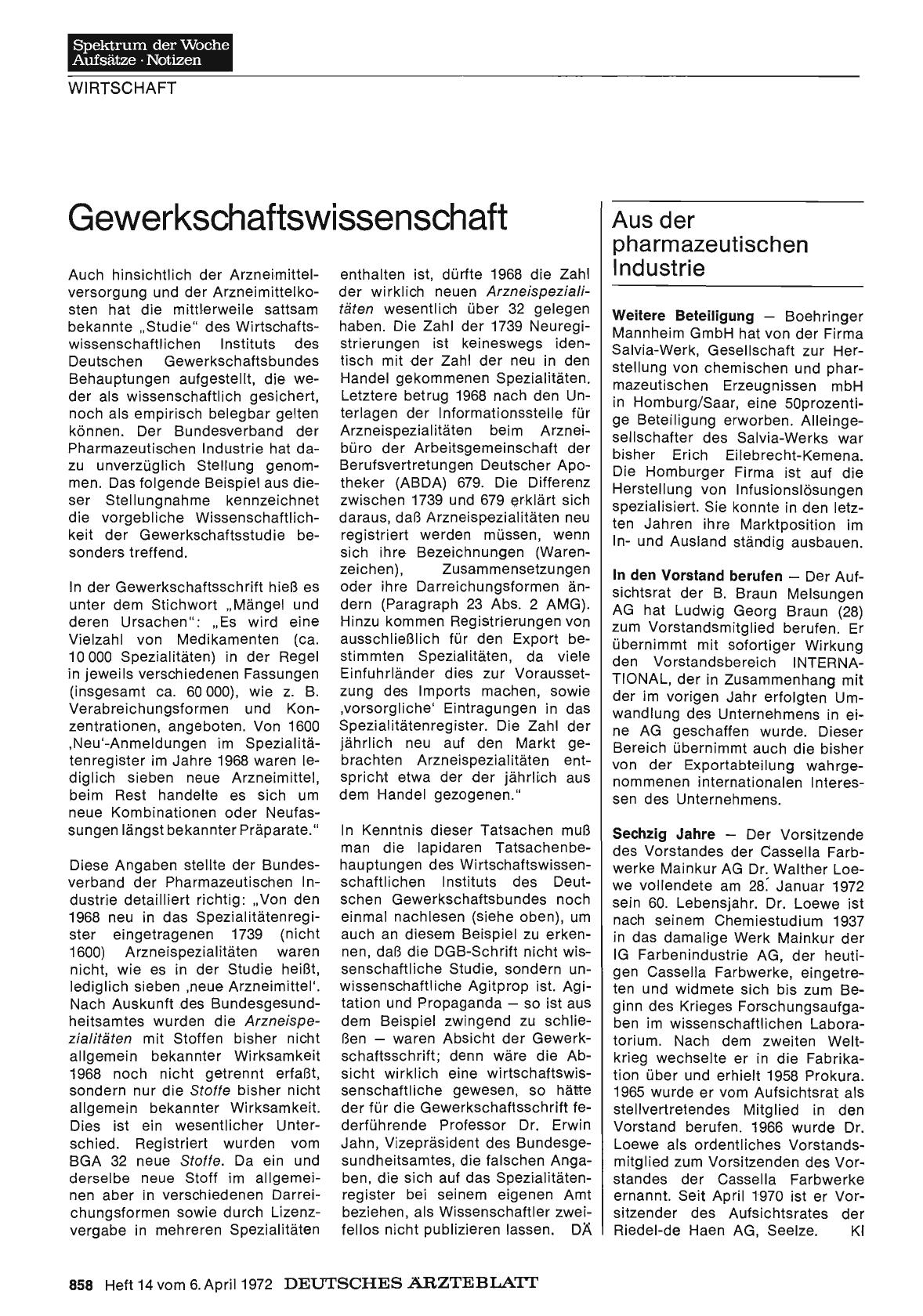 Vorschauseite 1: Gewerkschaftswissenschaft