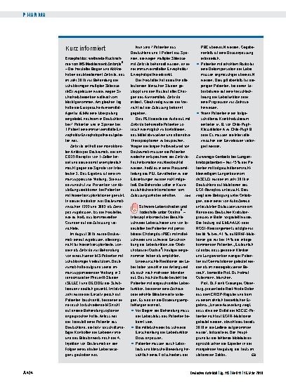 Vorschauseite 1: Kurz informiert