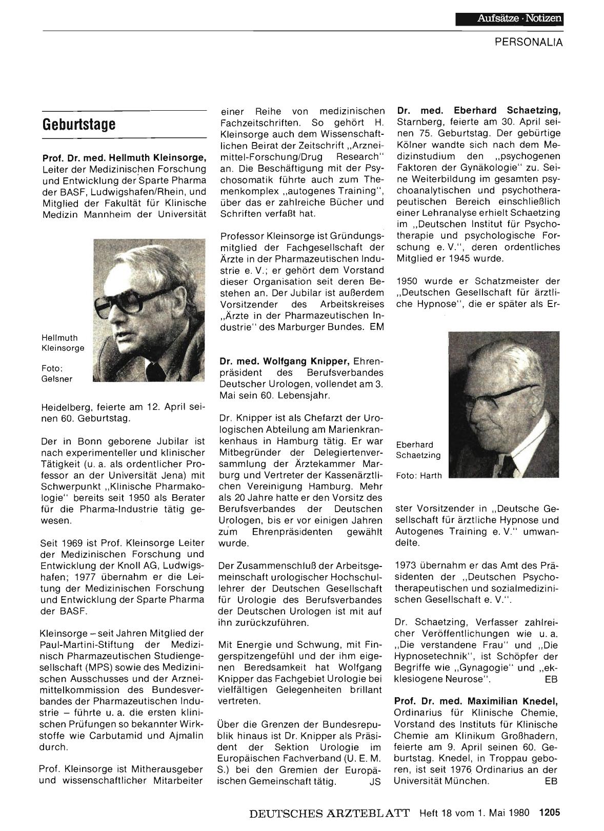 Vorschauseite 1: Geburtstage