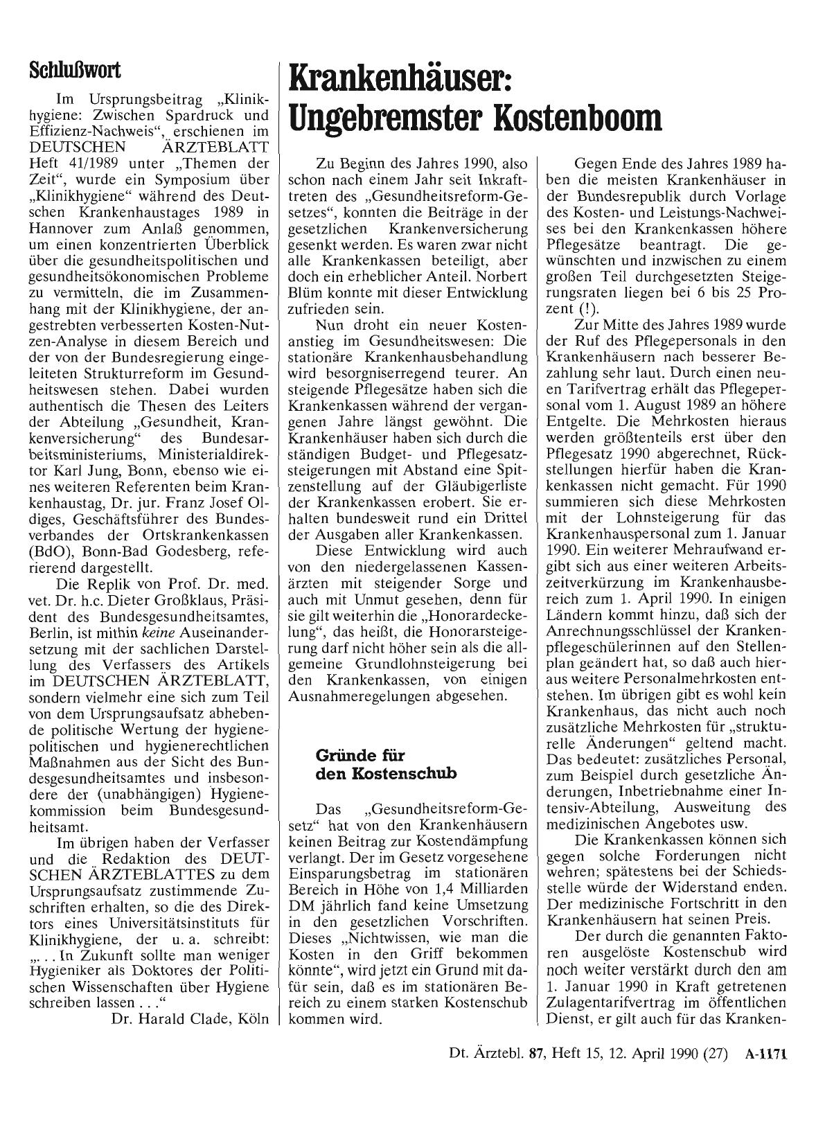 Vorschauseite 1: Schlußwort