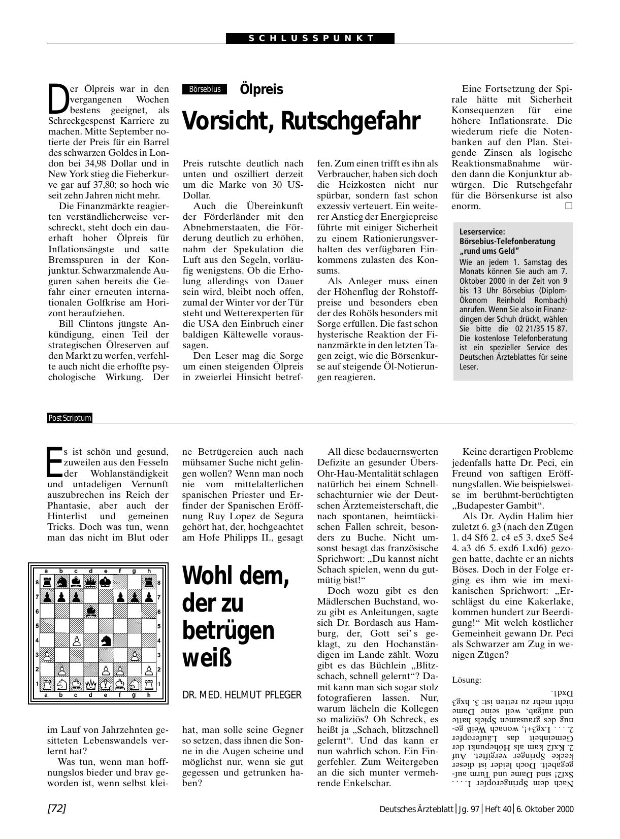 Vorschauseite 1: Wohl dem, der zu betrügen weiß