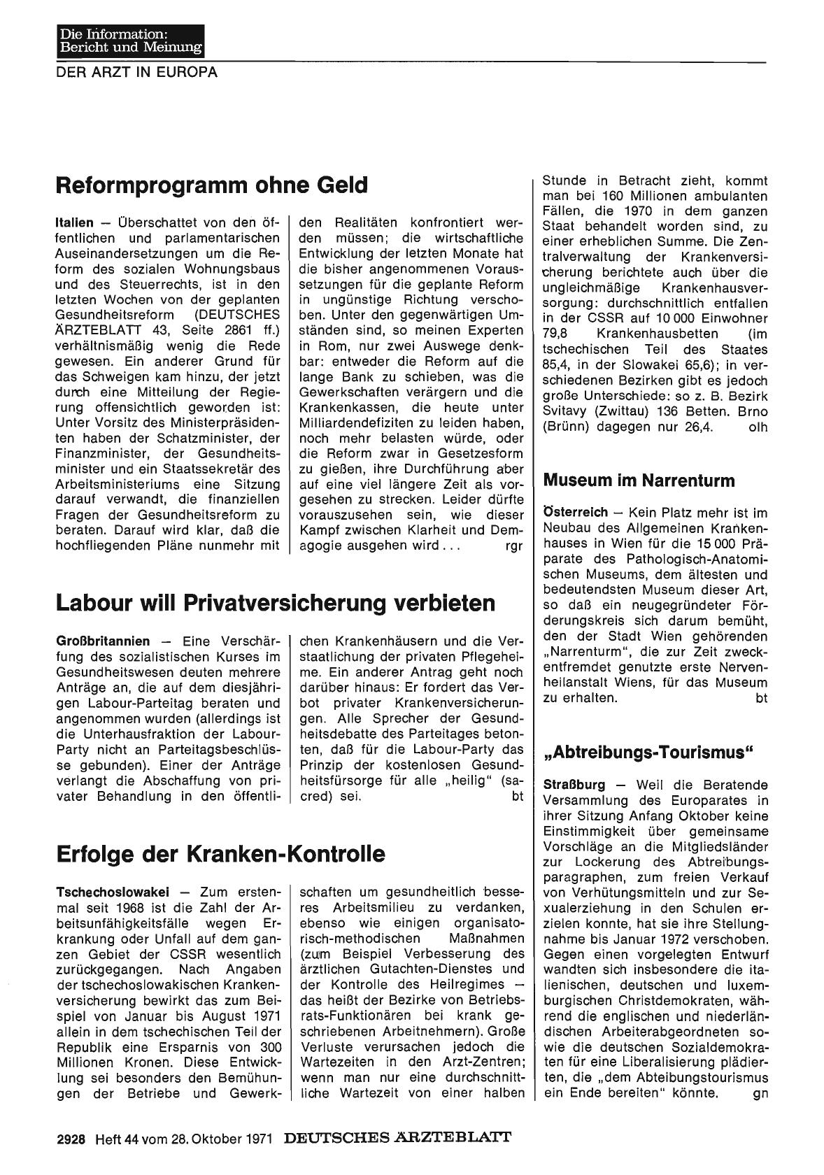 Vorschauseite 1: Reformprogramm ohne Geld