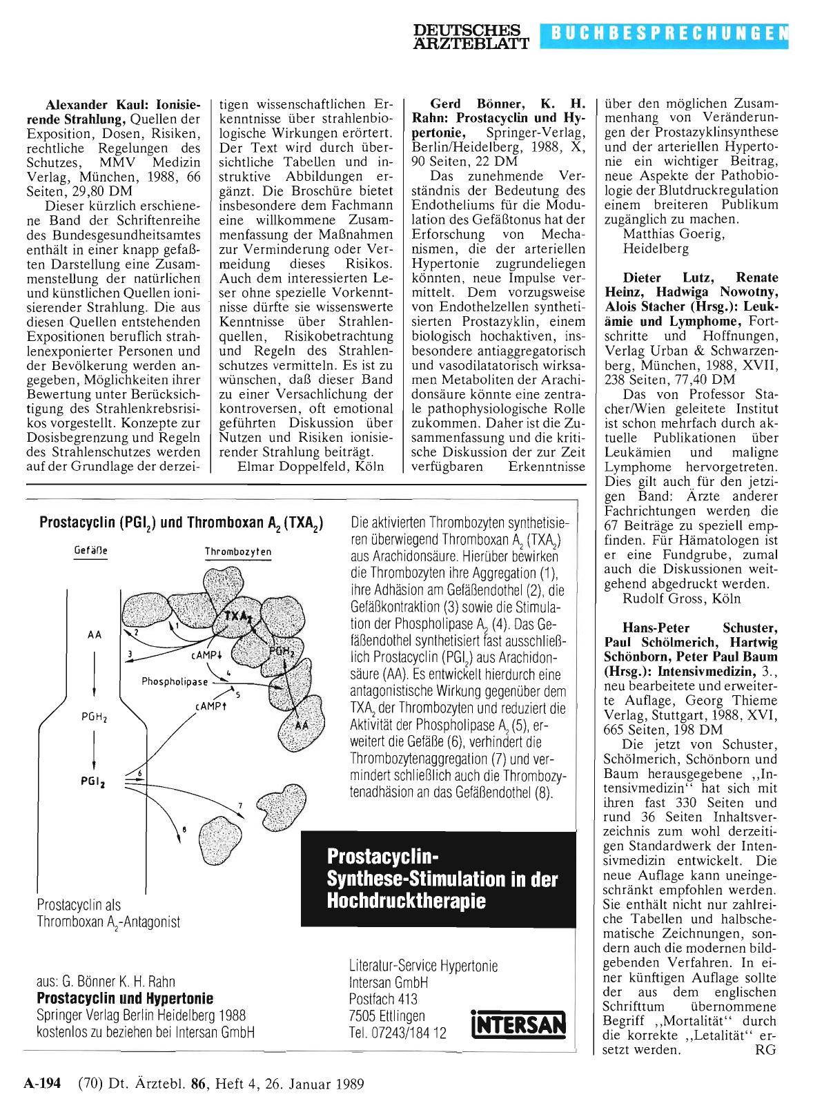 Vorschauseite 1: Hans-Peter Schuster, Paul Schölmerich, Hartwig Schönborn, Peter Paul Baum (Hrsg. ): Intensivmedizin