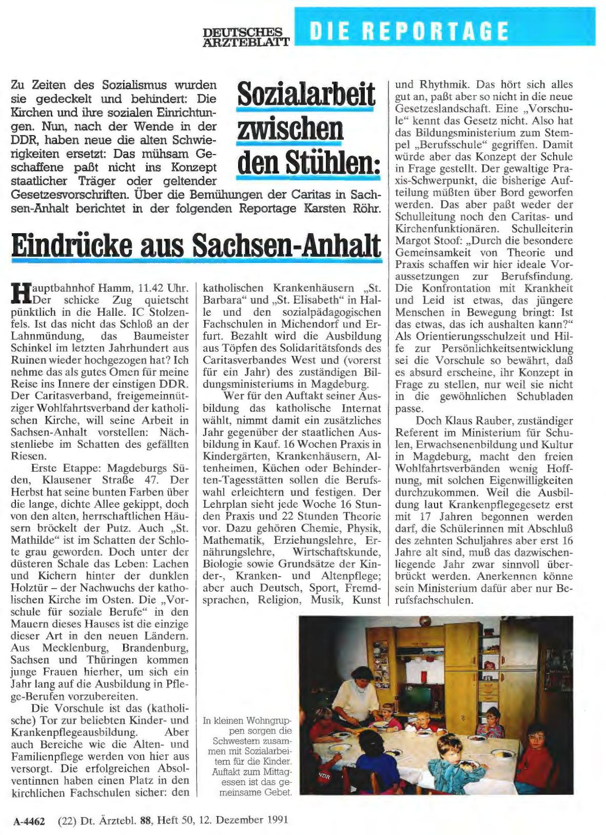Vorschauseite 1: Sozialarbeit zwischen den Stühlen: Eindrücke aus Sachsen-Anhalt