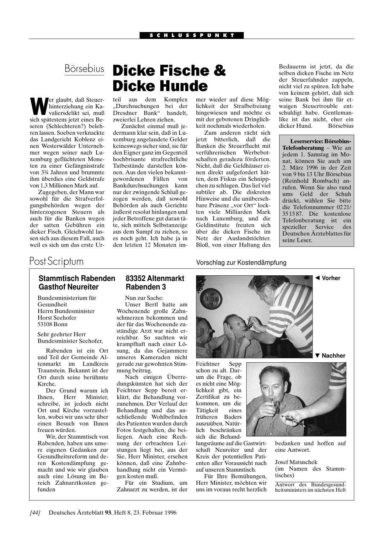 Vorschauseite 1: Börsebius: Dicke Fische & Dicke Hunde