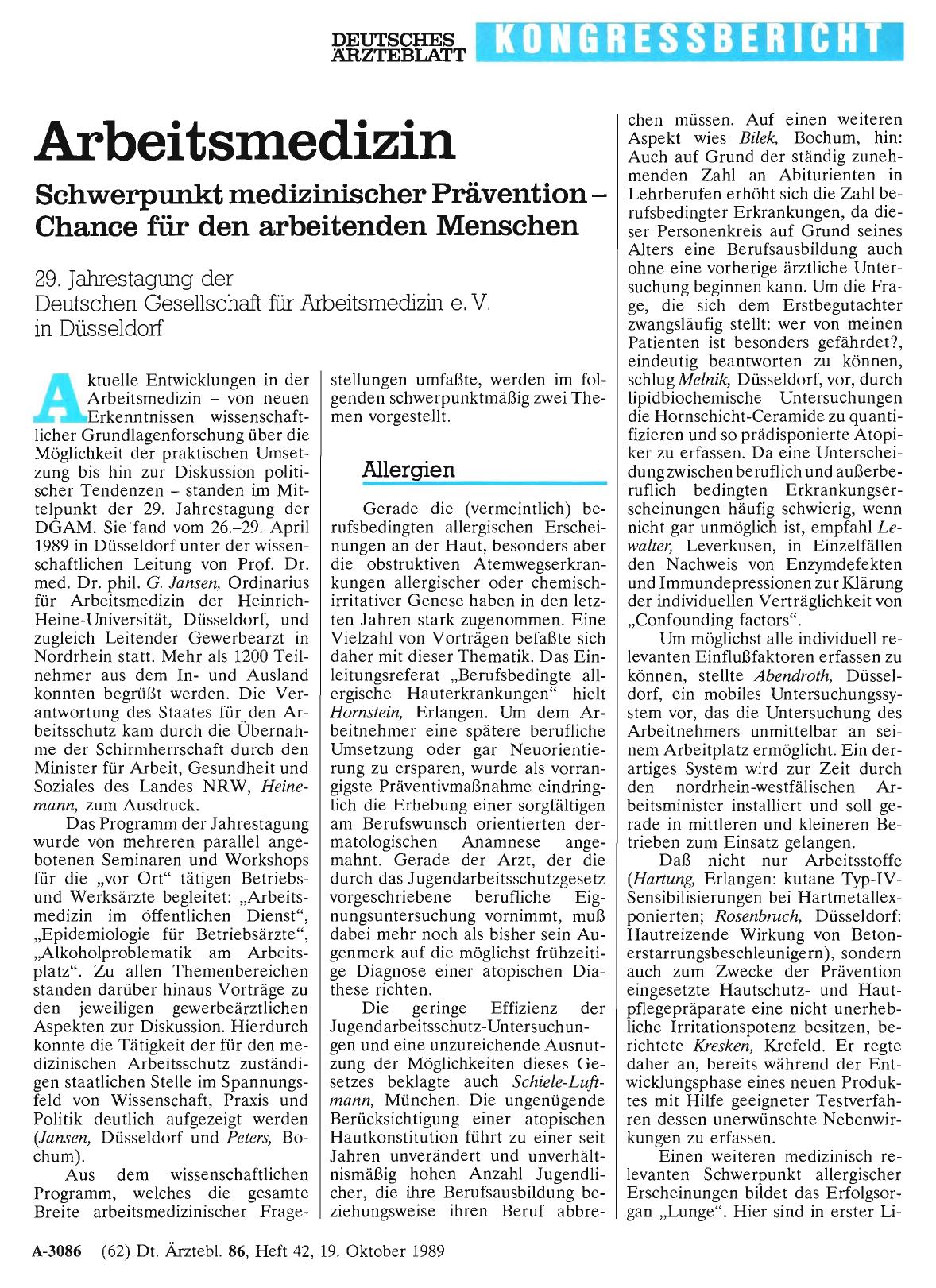 Vorschauseite 1: Arbeitsmedizin