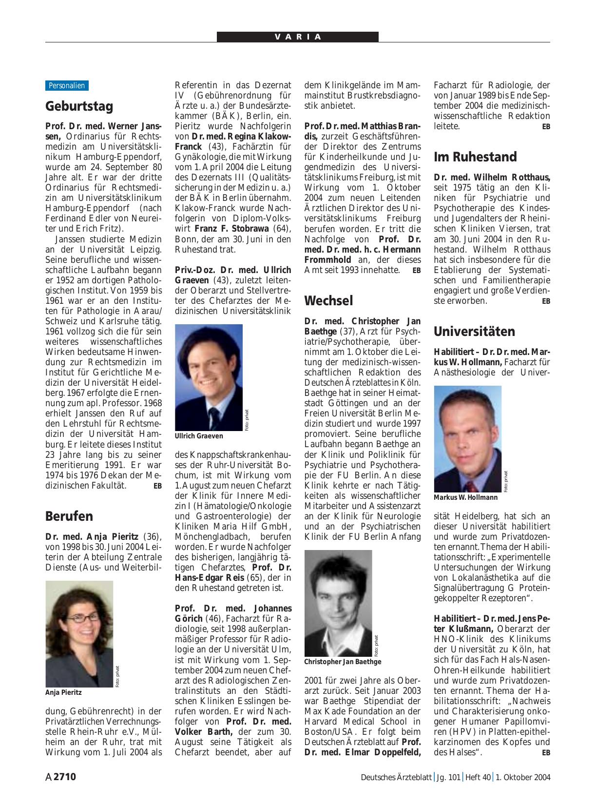 Vorschauseite 1: Wechsel
