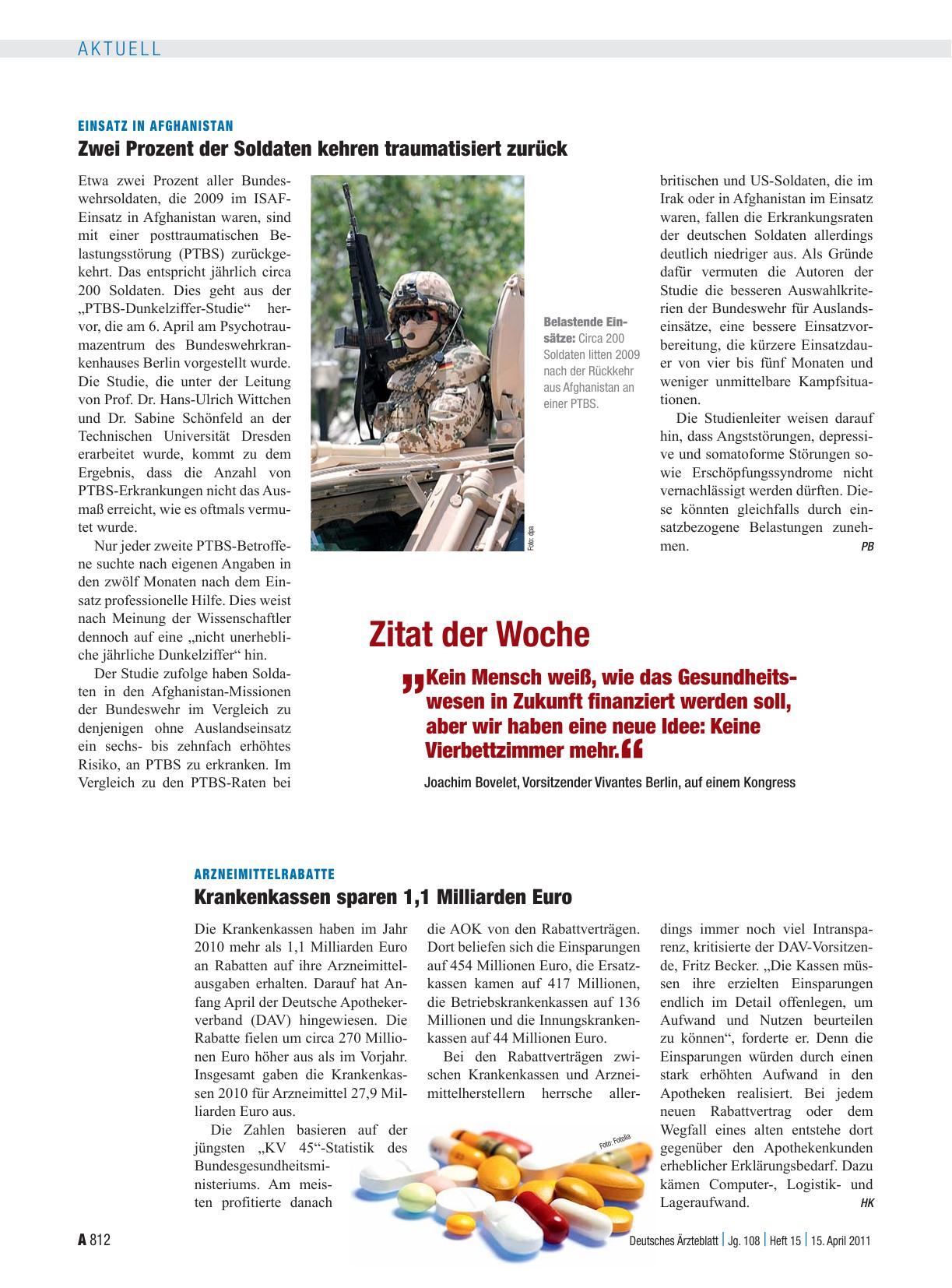 Vorschauseite 1: Zitat der Woche