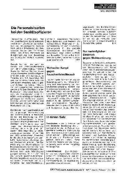 Vorschauseite 1: Nur nachträglicher Einspruch gegen Mobbeorderung