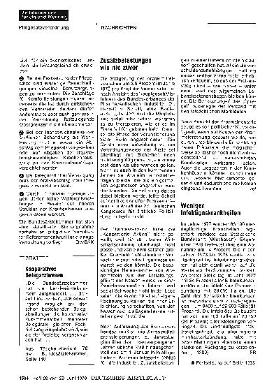 Vorschauseite 1: Weniger Infektionskrankheiten