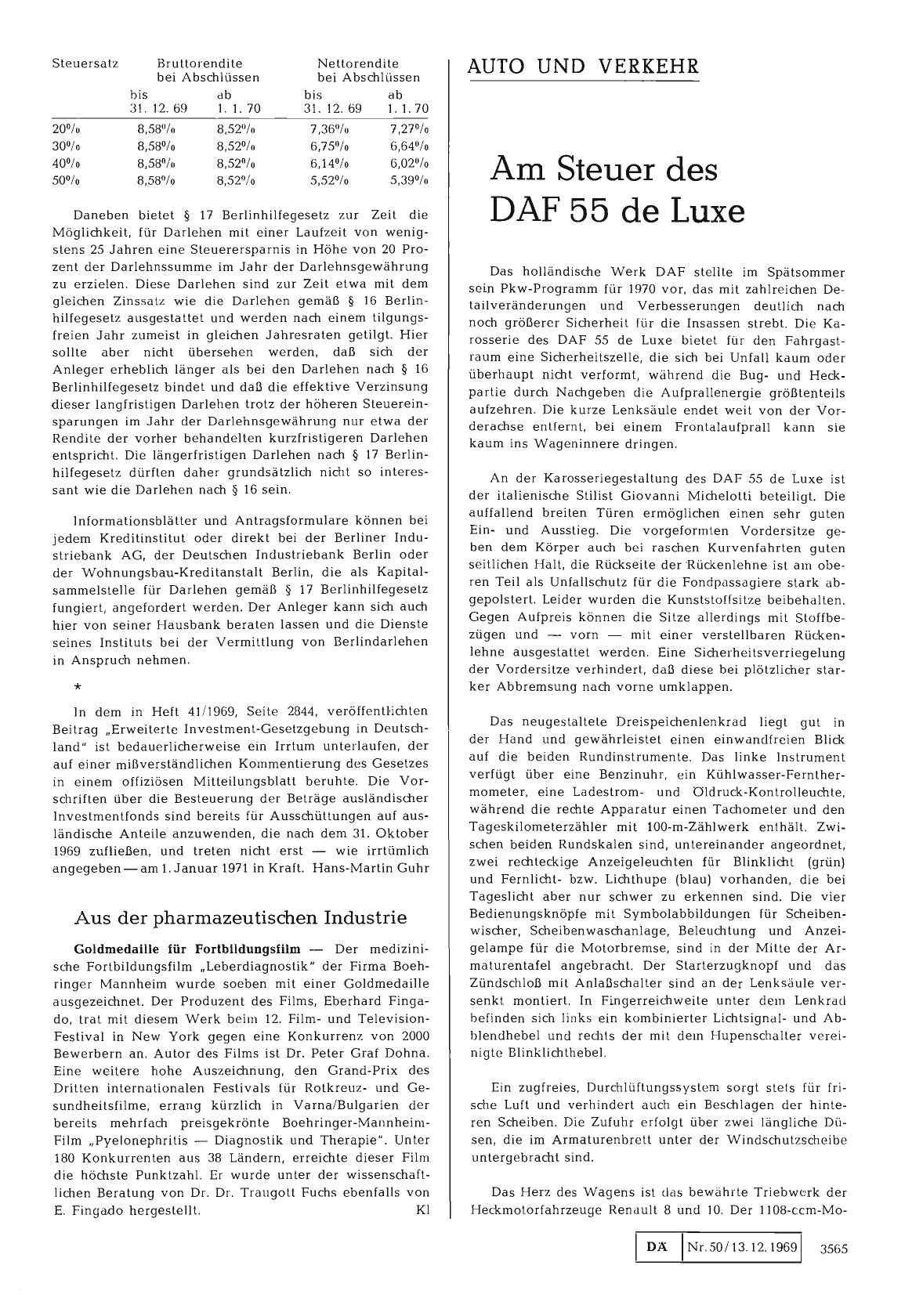 Vorschauseite 1: Aus der pharmazeutischen Industrie