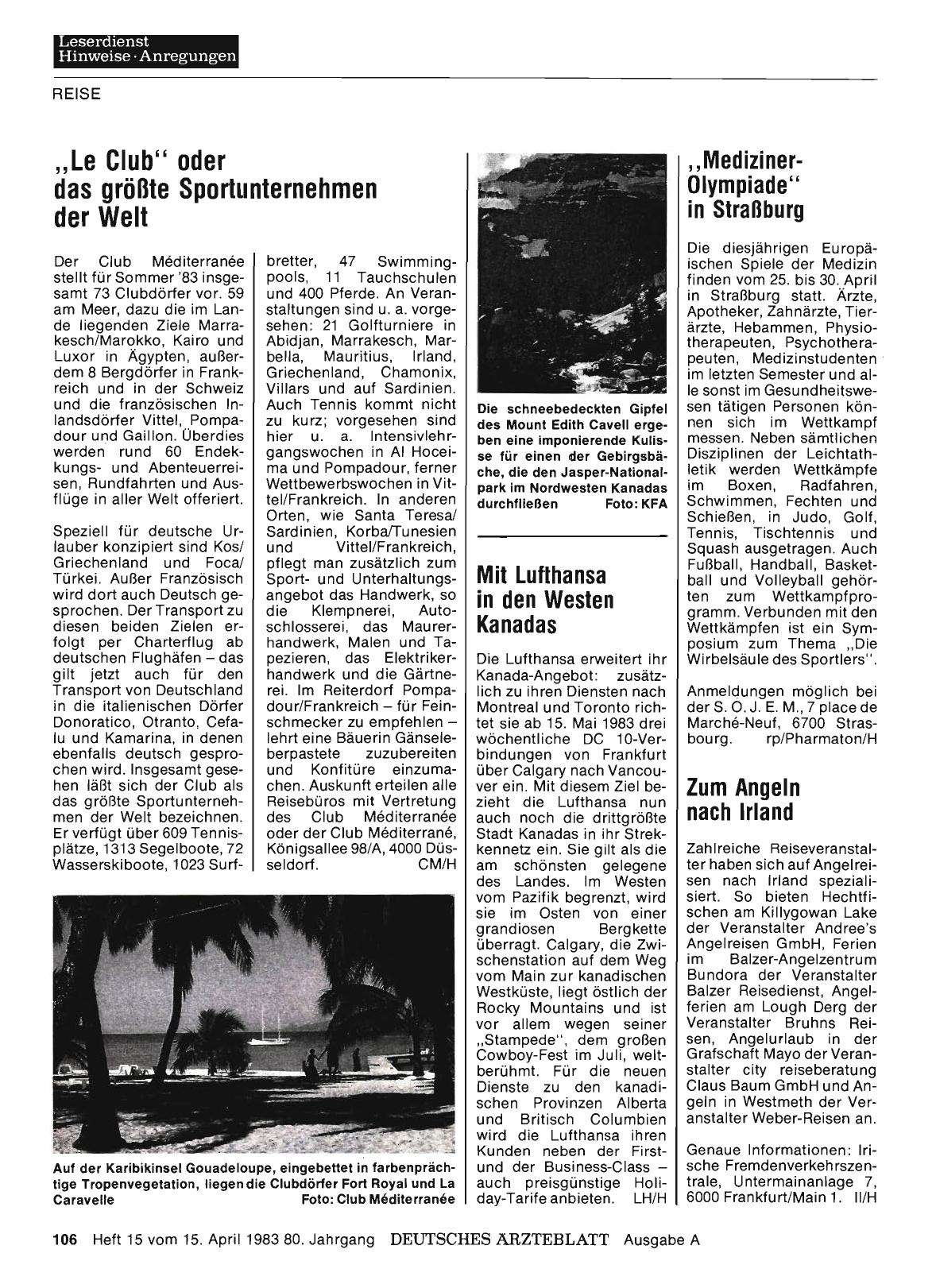 Vorschauseite 1: „Mediziner-Olympiade“ in Straßburg