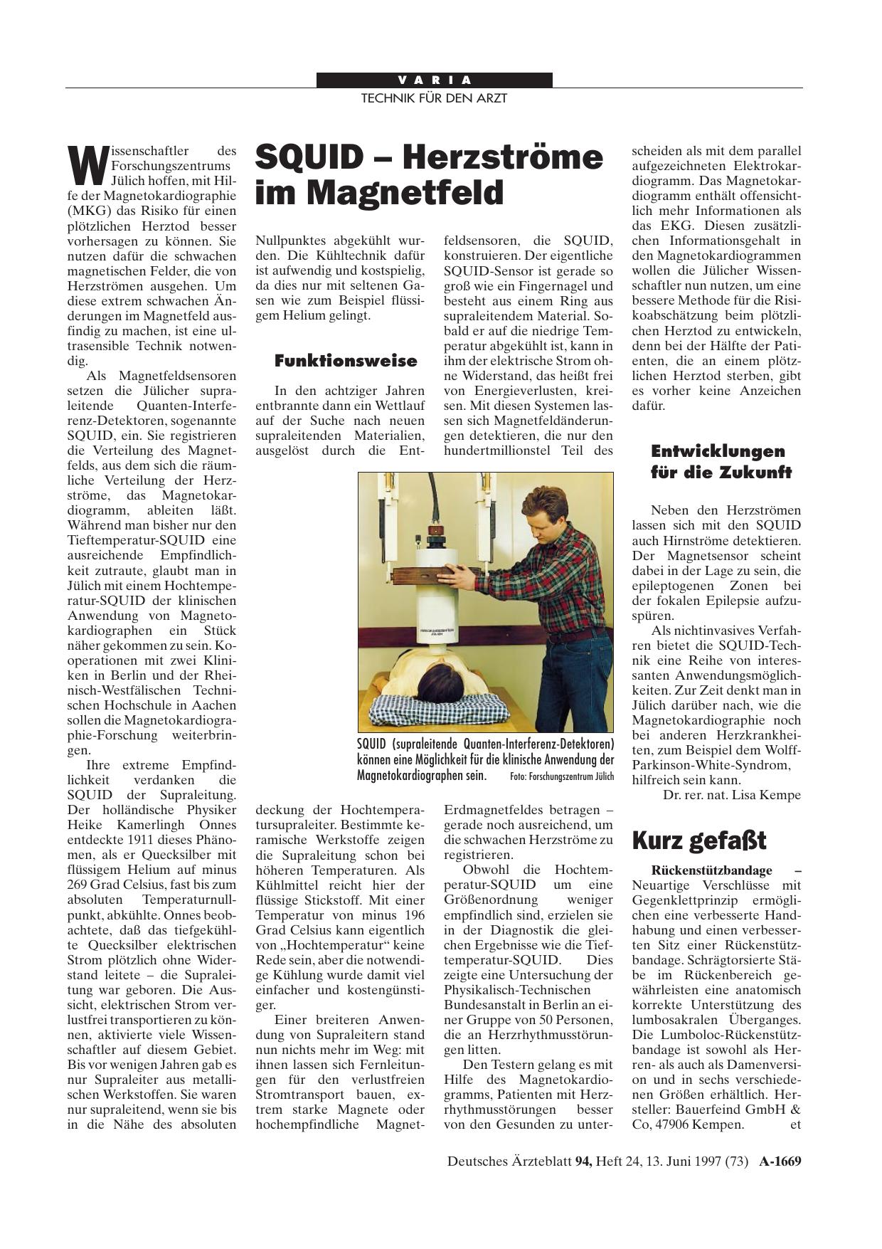 Vorschauseite 1: Kurz gefaßt