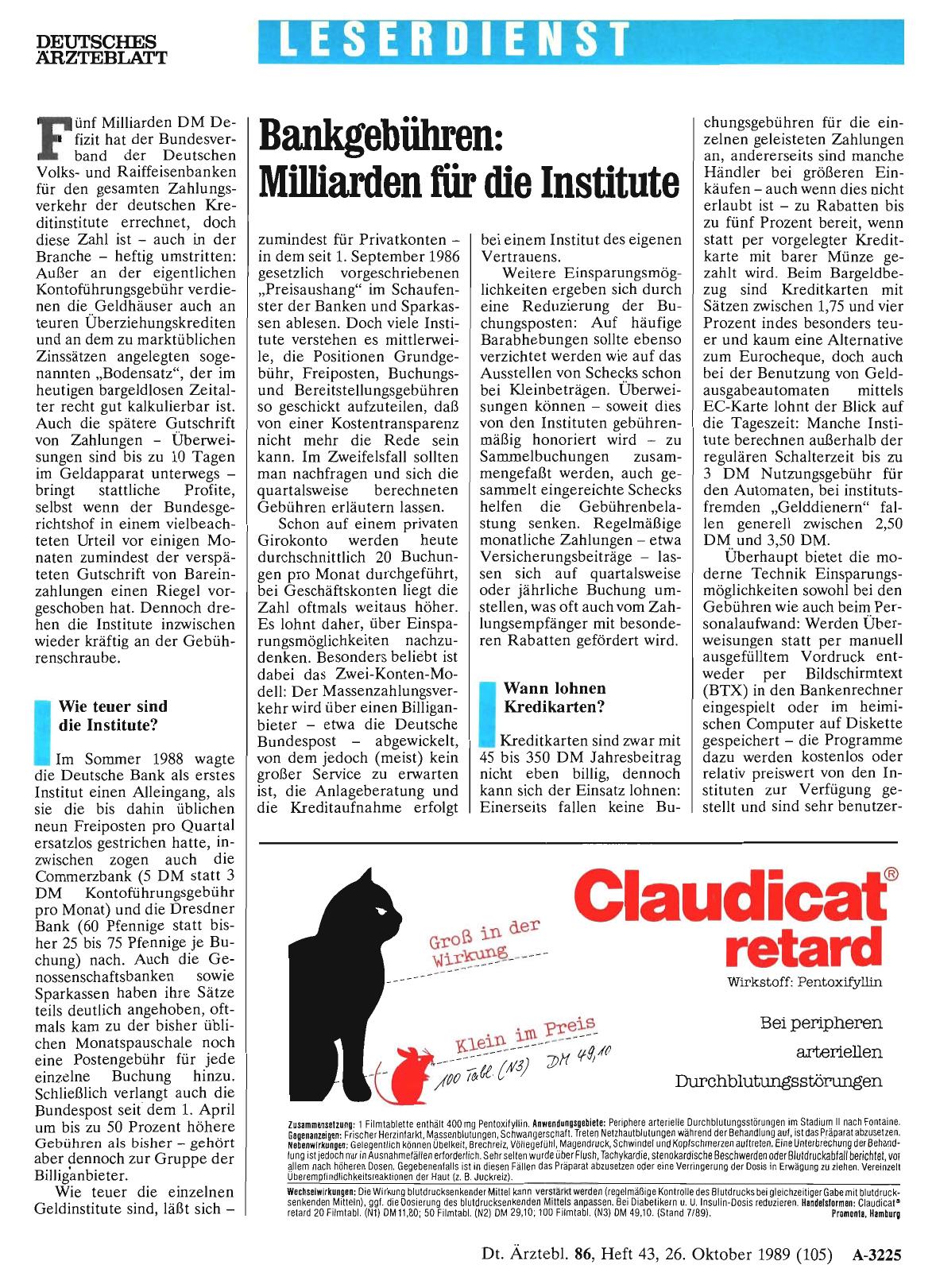 Vorschauseite 1: Bankgebühren: Milliarden für die Institute