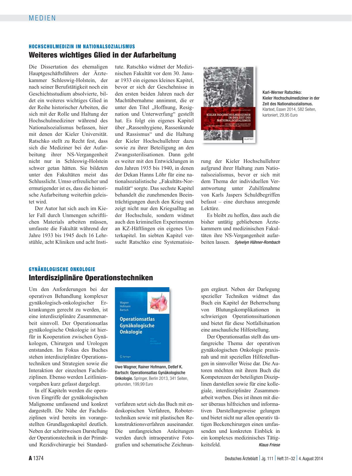 Vorschauseite 1: Gynäkologische Onkologie: Interdisziplinäre Operationstechniken