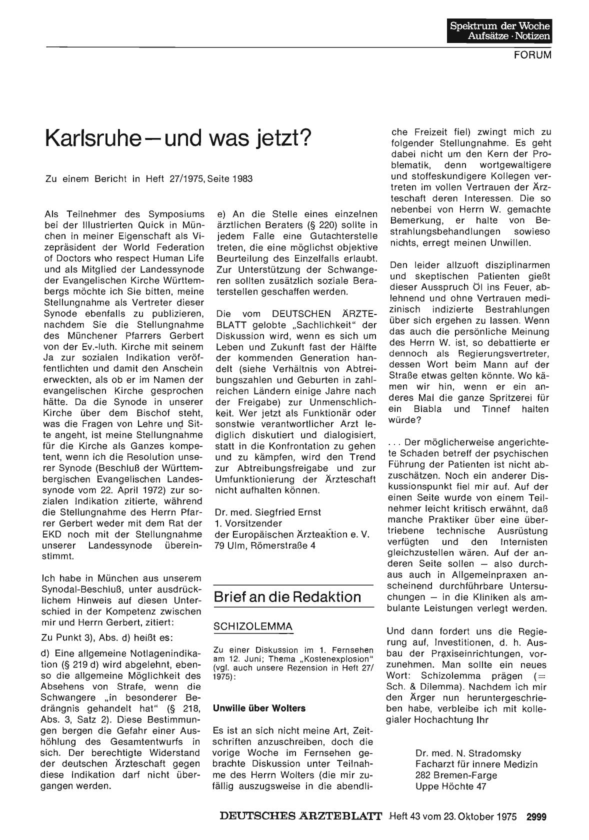 Vorschauseite 1: SCHIZOLEMMA: Unwille über Wolters