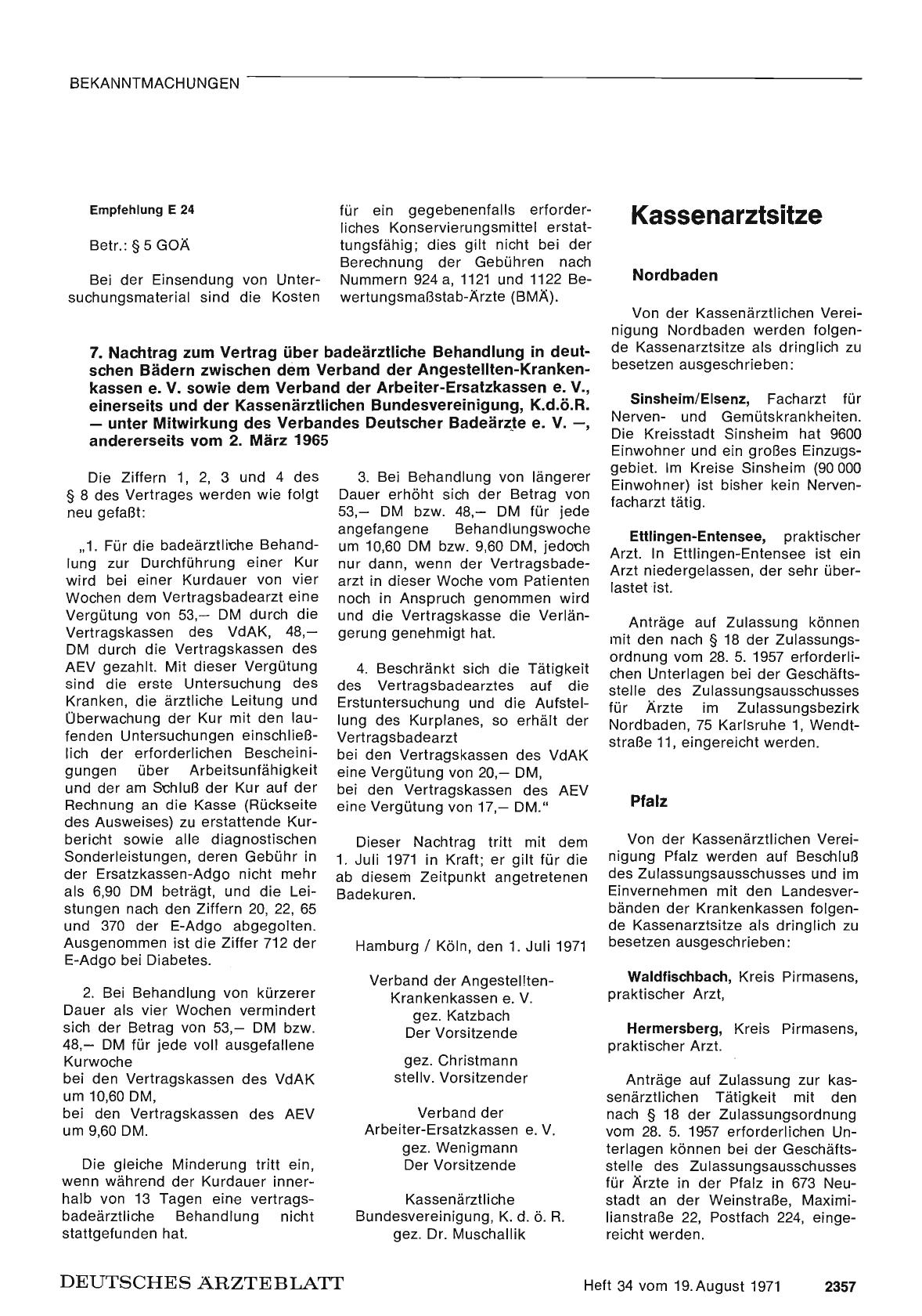 Vorschauseite 1: Kassenarztsitze