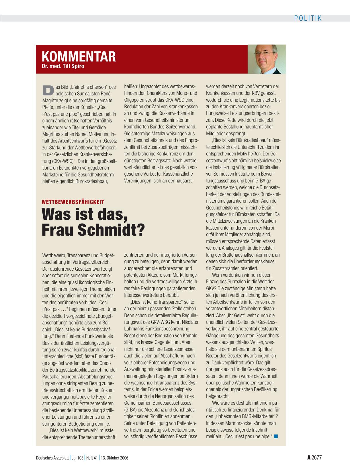 Vorschauseite 1: Wettbewerbsfähigkeit: Was ist das, Frau Schmidt?