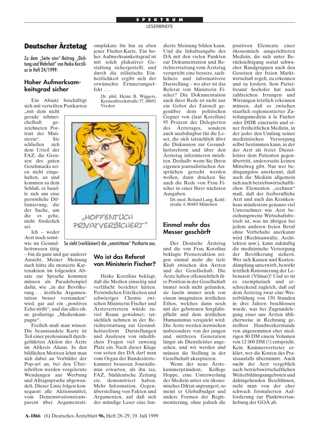 Vorschauseite 1: Deutscher Ärztetag: Hoher Aufmerksamkeitsgrad sicher
