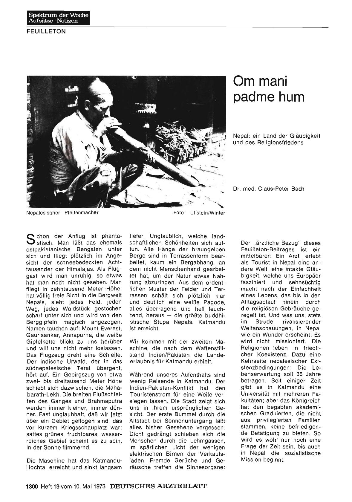 Vorschauseite 1: Om mani padme hum