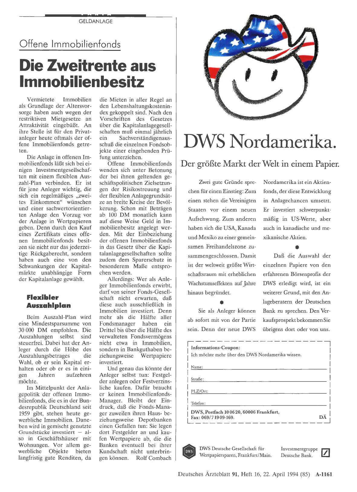 Vorschauseite 1: Offene Immobilienfonds: Die Zweitrente aus Immobilienbesitz