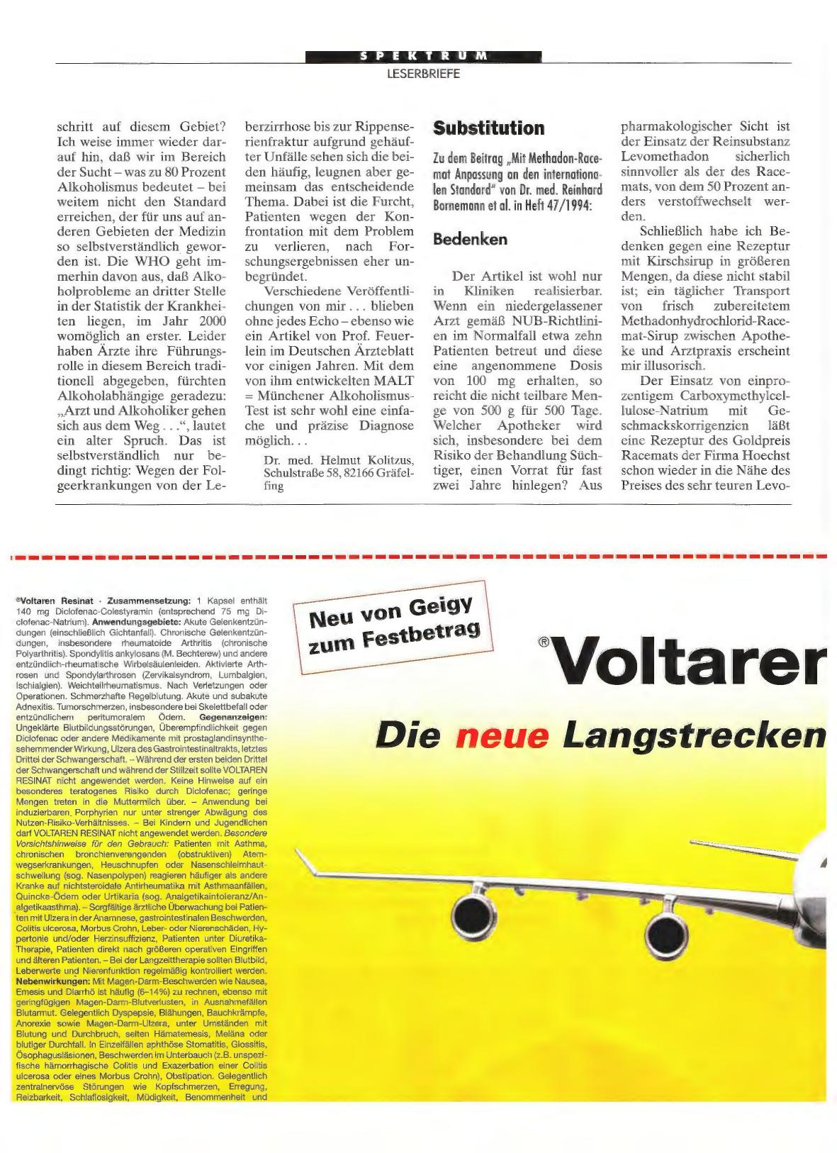 Vorschauseite 1: Substitution: Bedenken