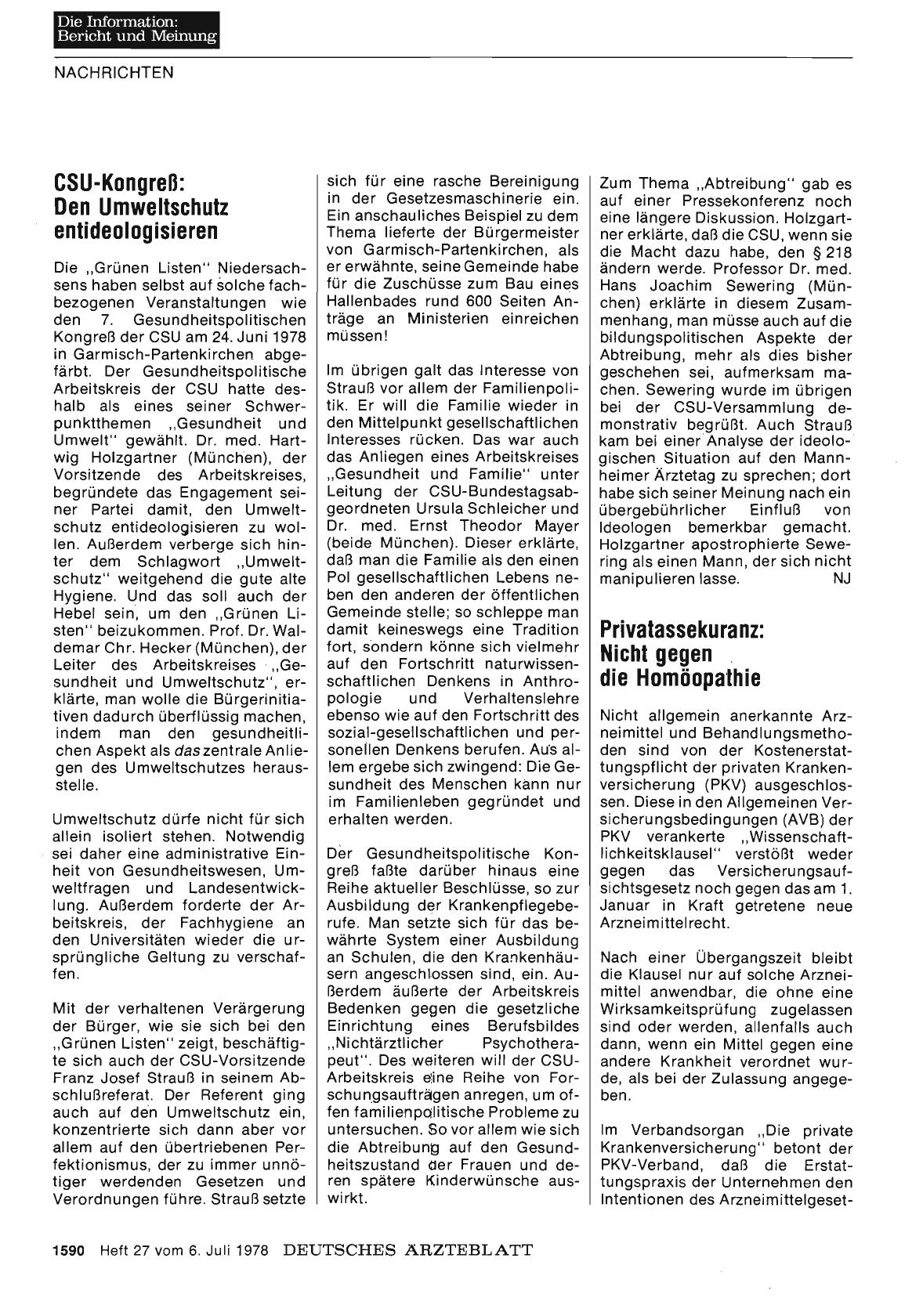 Vorschauseite 1: Privatassekuranz: Nicht gegen die Homöopathie