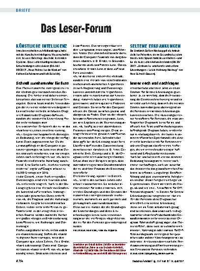 Vorschauseite 1: Künstliche Intelligenz: Schnell zunehmender Einfluss