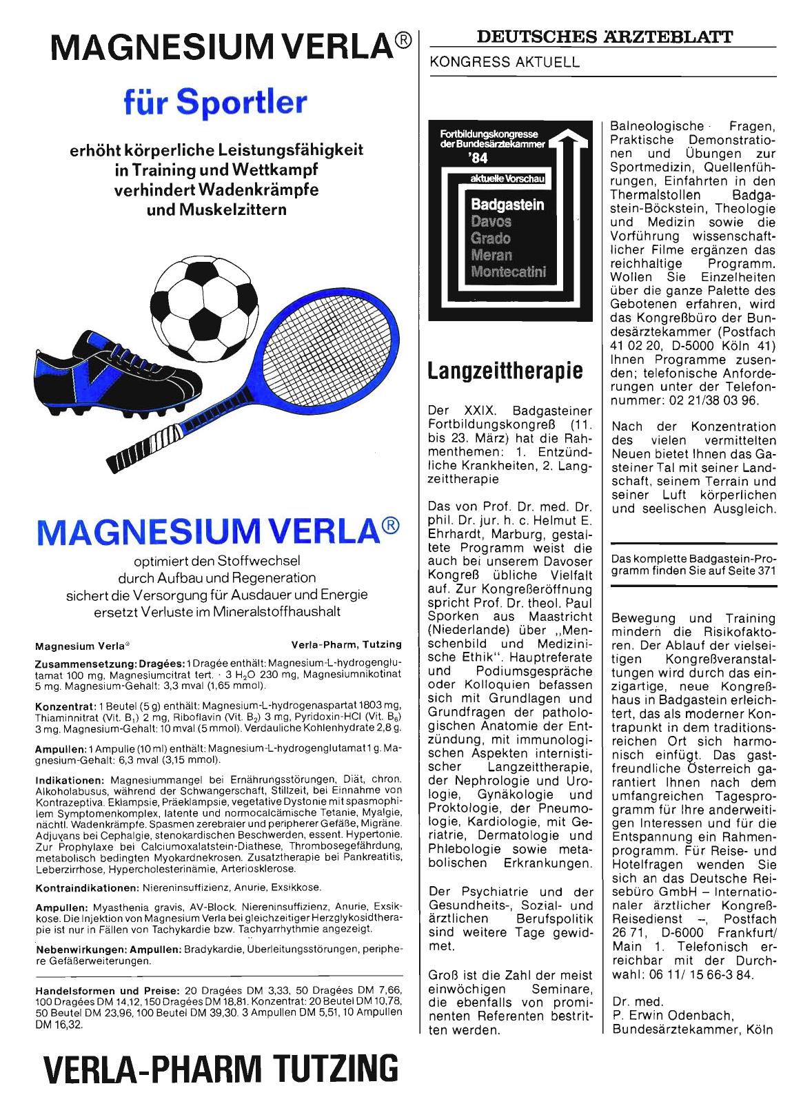 Vorschauseite 1: Badgastein: Langzeittherapie