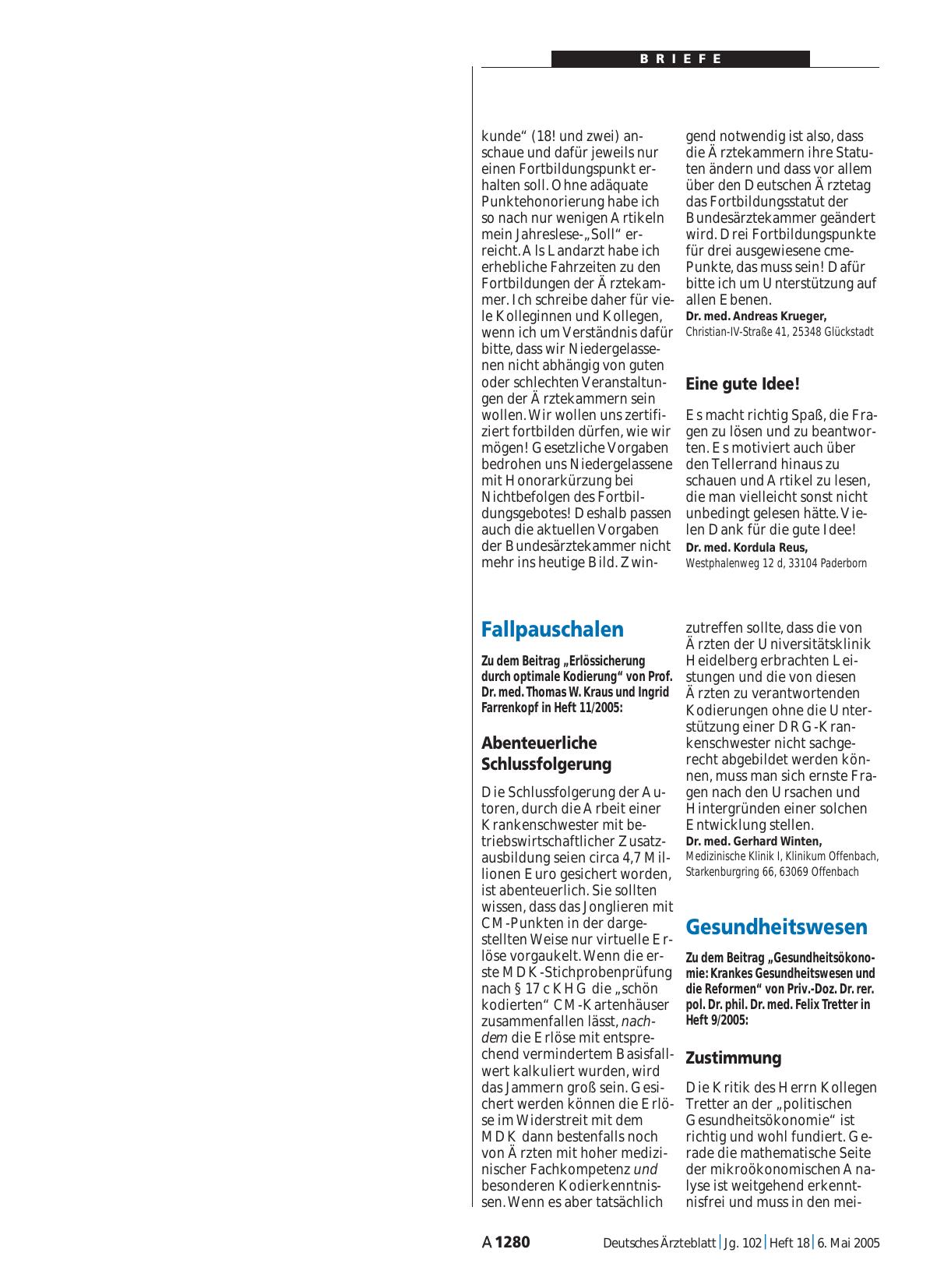 Vorschauseite 1: Gesundheitswesen: Wer setzt die Normen?