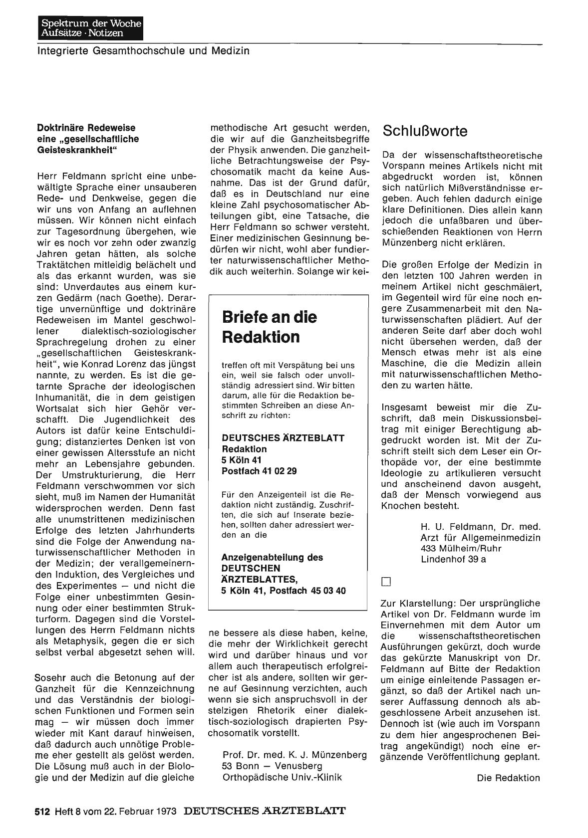 Vorschauseite 1: Schlußworte