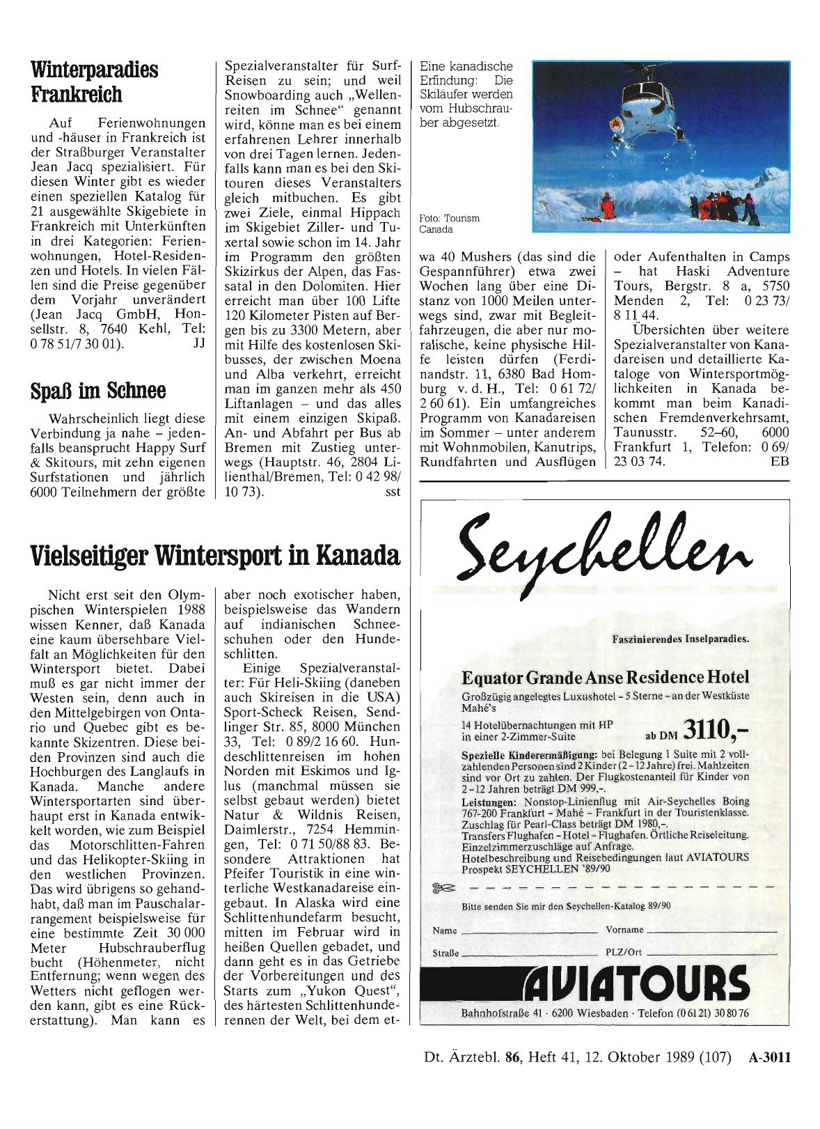 Vorschauseite 1: Winterparadies Frankreich