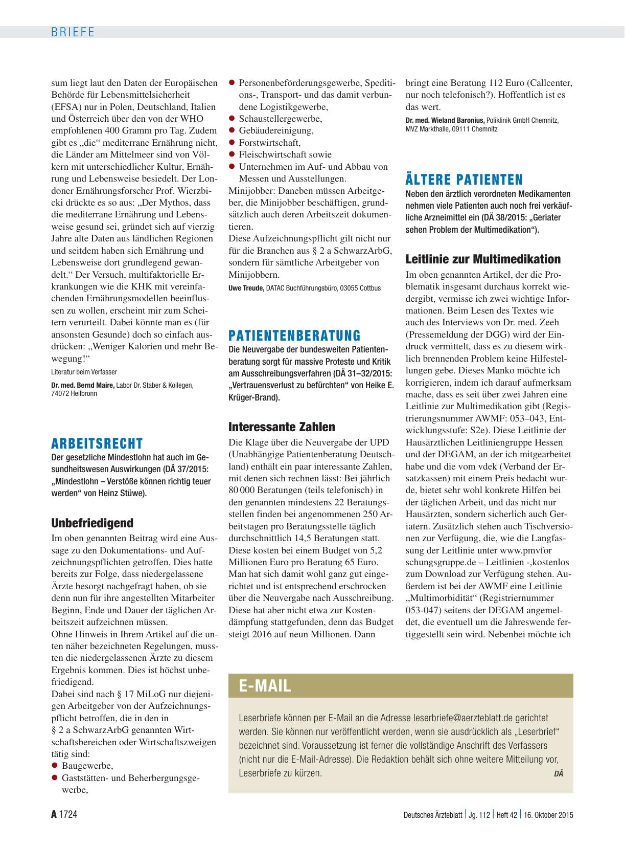 Vorschauseite 1: Ältere Patienten: Leitlinie zur Multimedikation