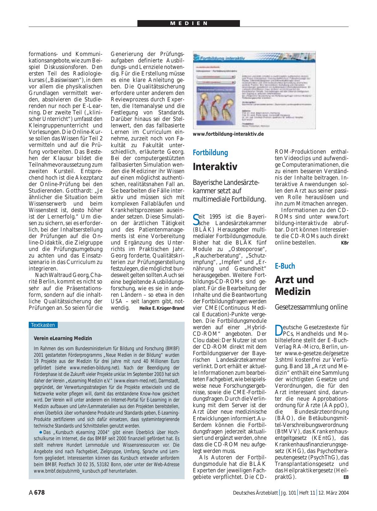 Vorschauseite 1: Fortbildung: Interaktiv