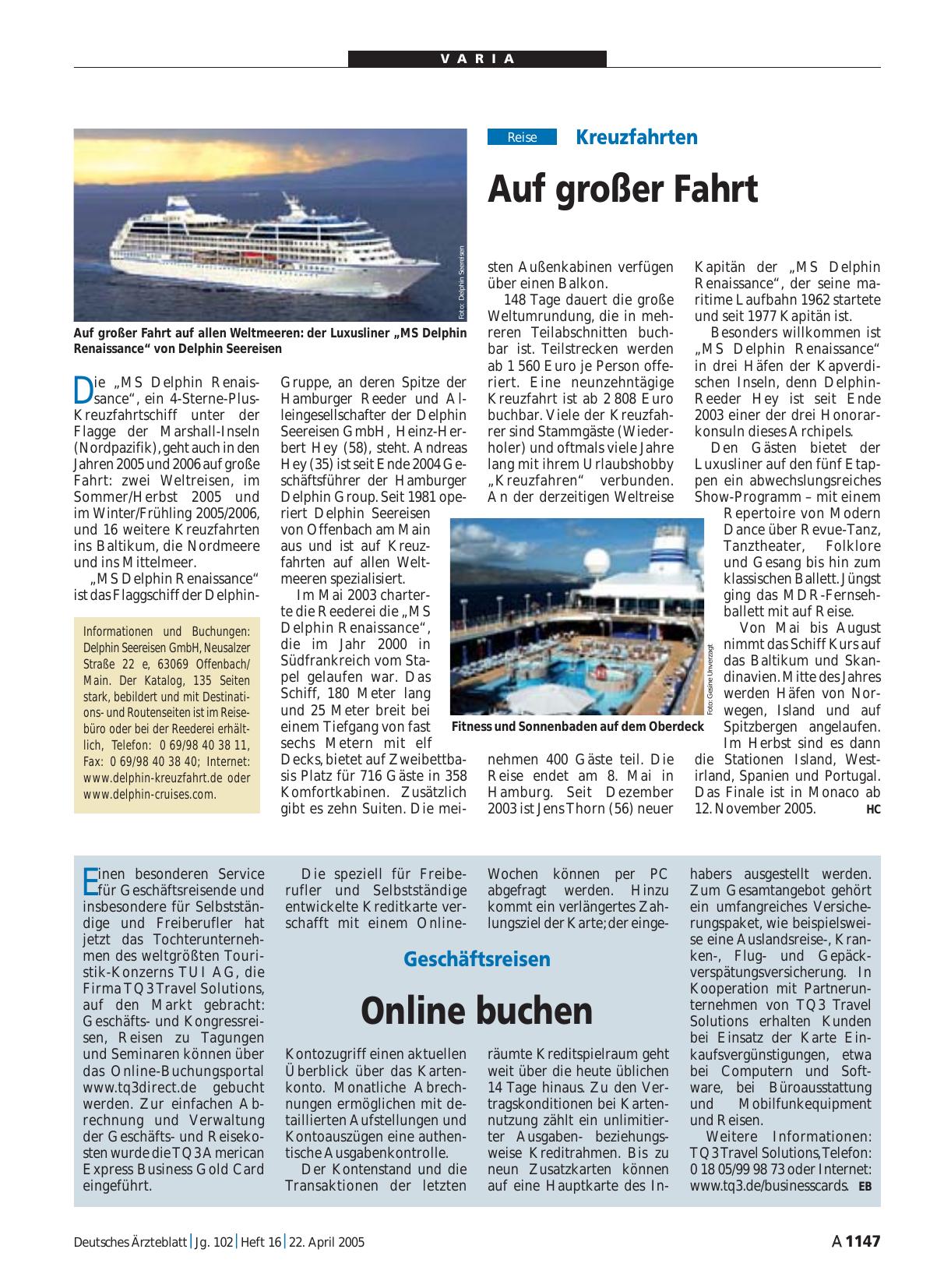 Vorschauseite 1: Geschäftsreisen: Online buchen