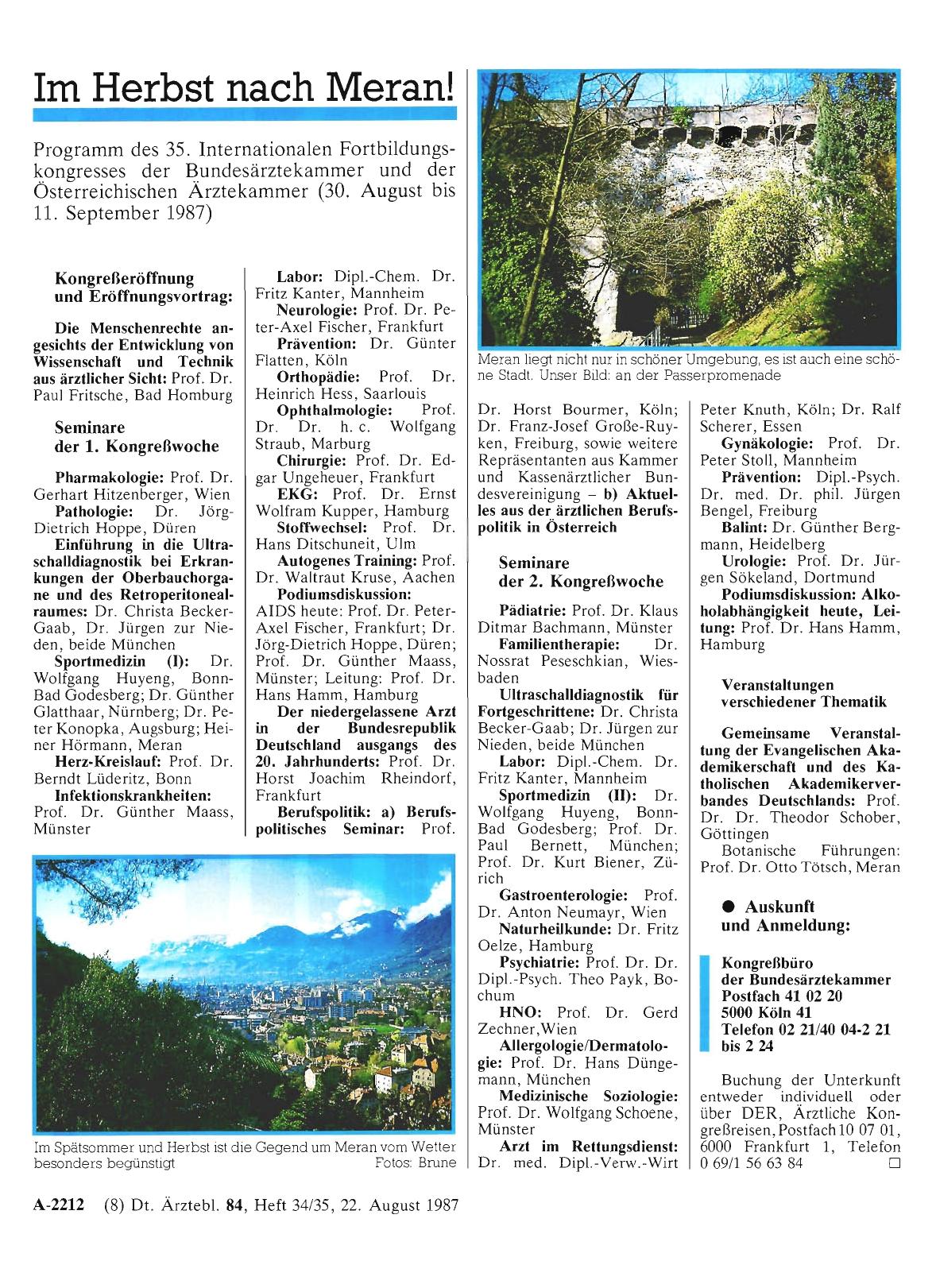 Vorschauseite 1: Im Herbst nach Meran!