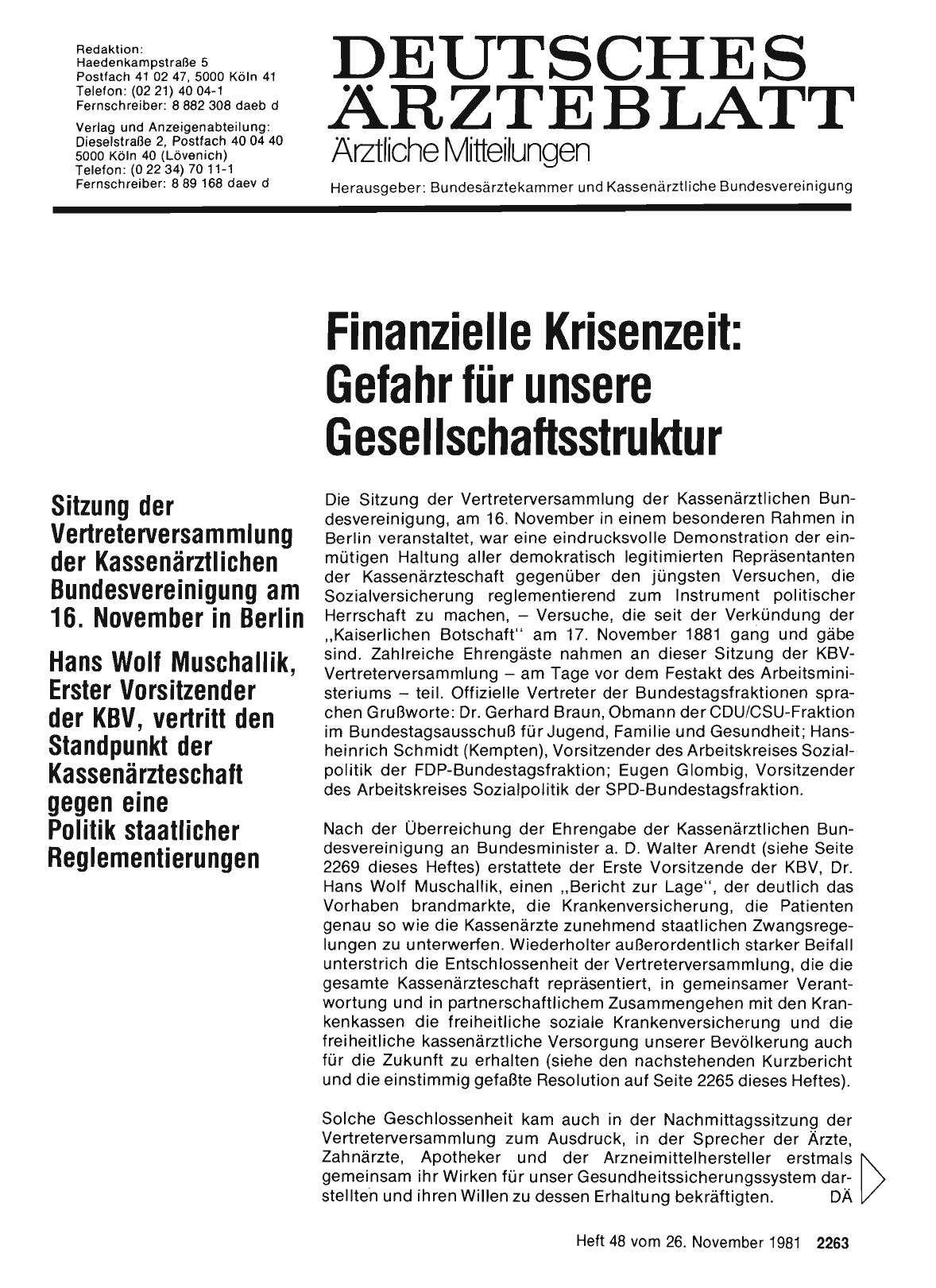 Vorschauseite 1: Finanzielle Krisenzeit: Gefahr für unsere Gesellschaftsstruktur