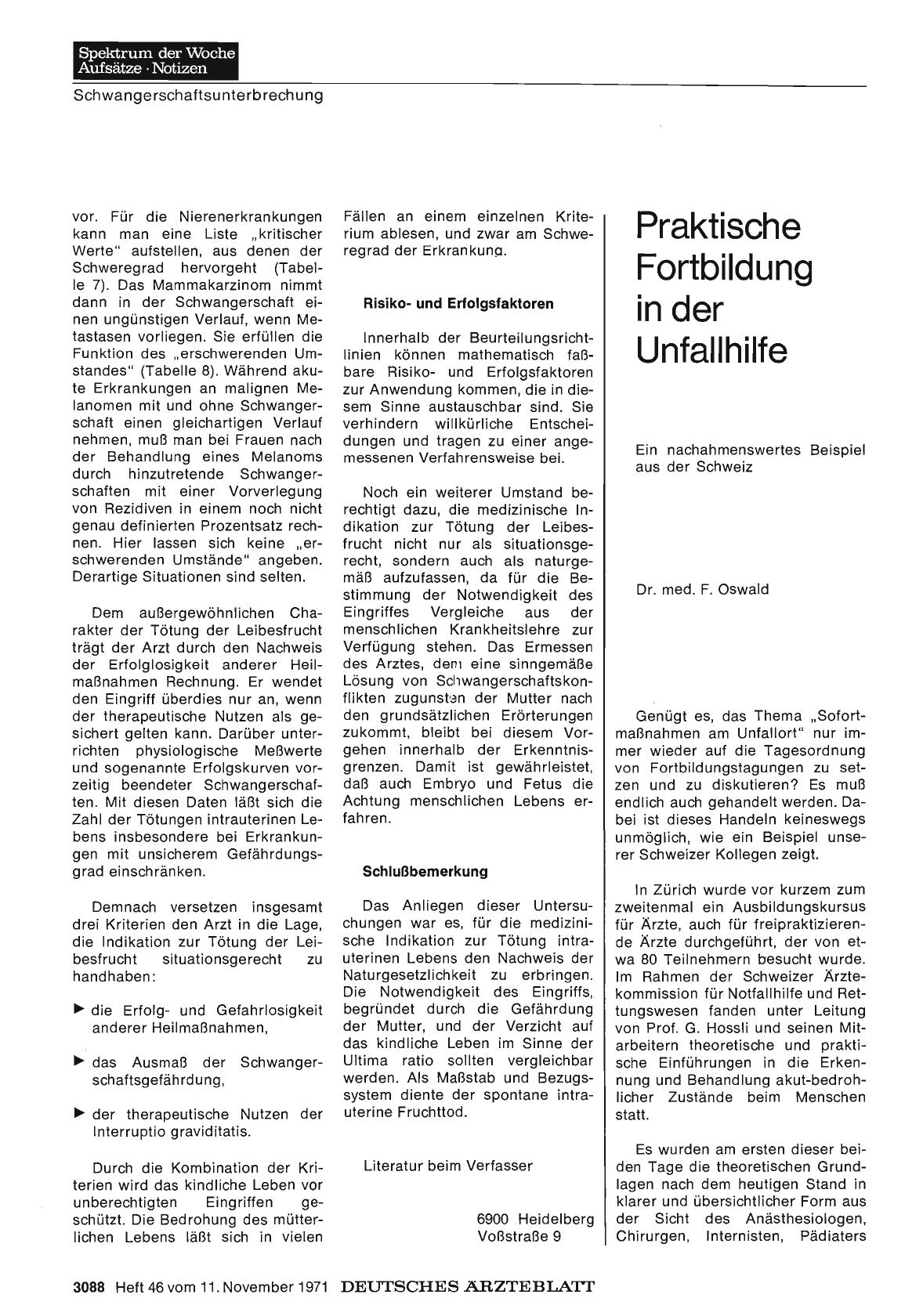 Vorschauseite 1: Praktische Fortbildung in der Unfallhilfe