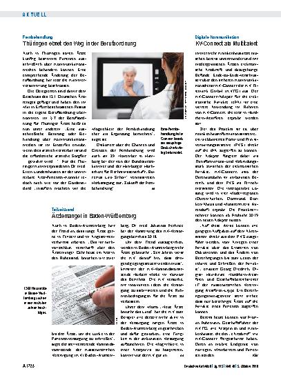 Vorschauseite 1: Digitale Kommunikation: KV-Connect als Multitalent
