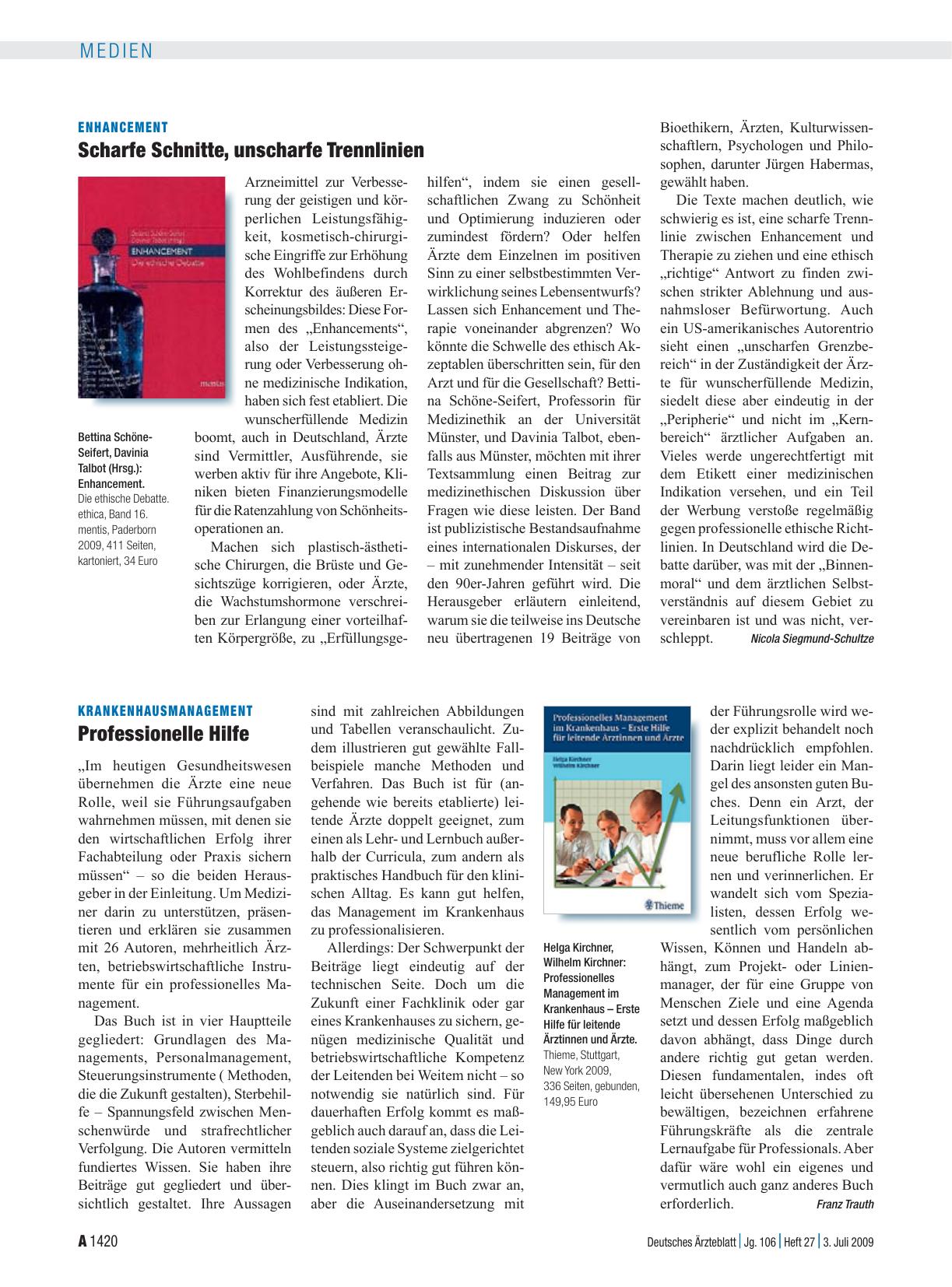 Vorschauseite 1: Krankenhausmanagement: Professionelle Hilfe