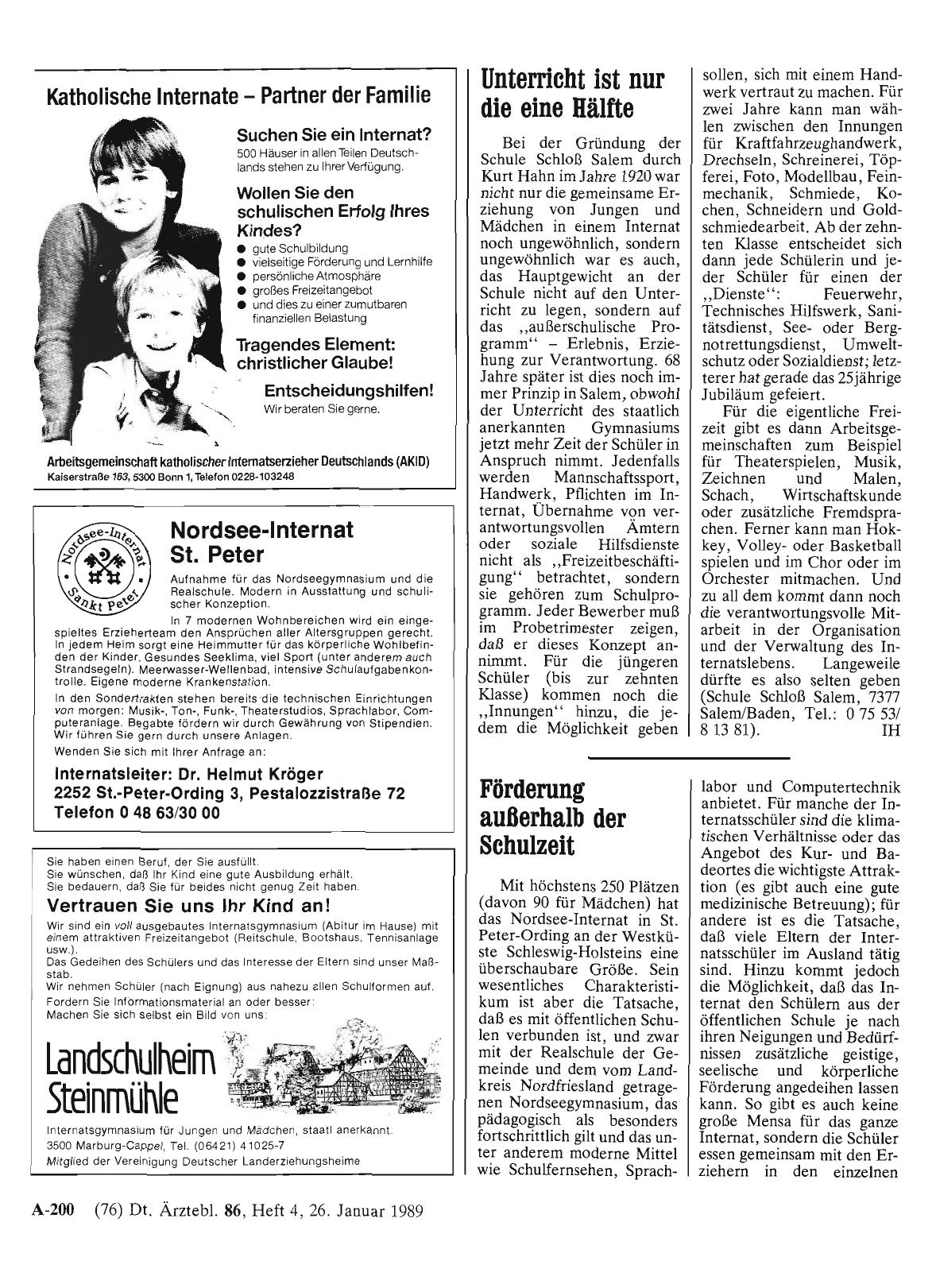 Vorschauseite 1: Förderung außerhalb der Schulzeit