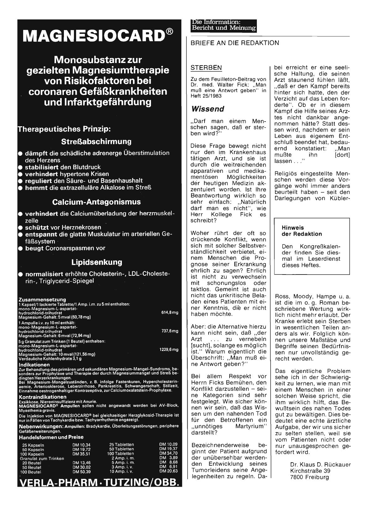 Vorschauseite 1: STERBEN: Wissend